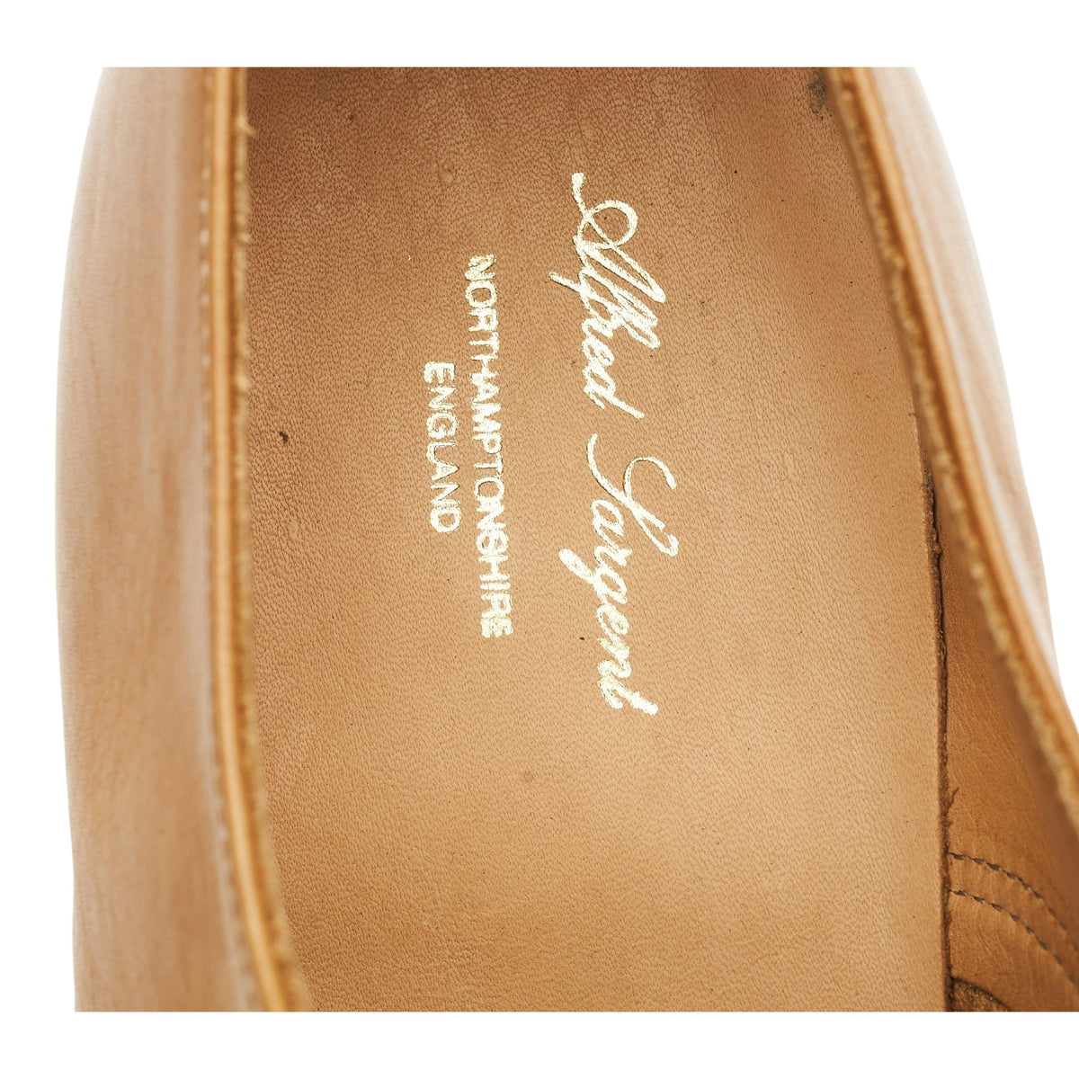 Tan Brown Leather / White Nubuck Derby UK 9 EE