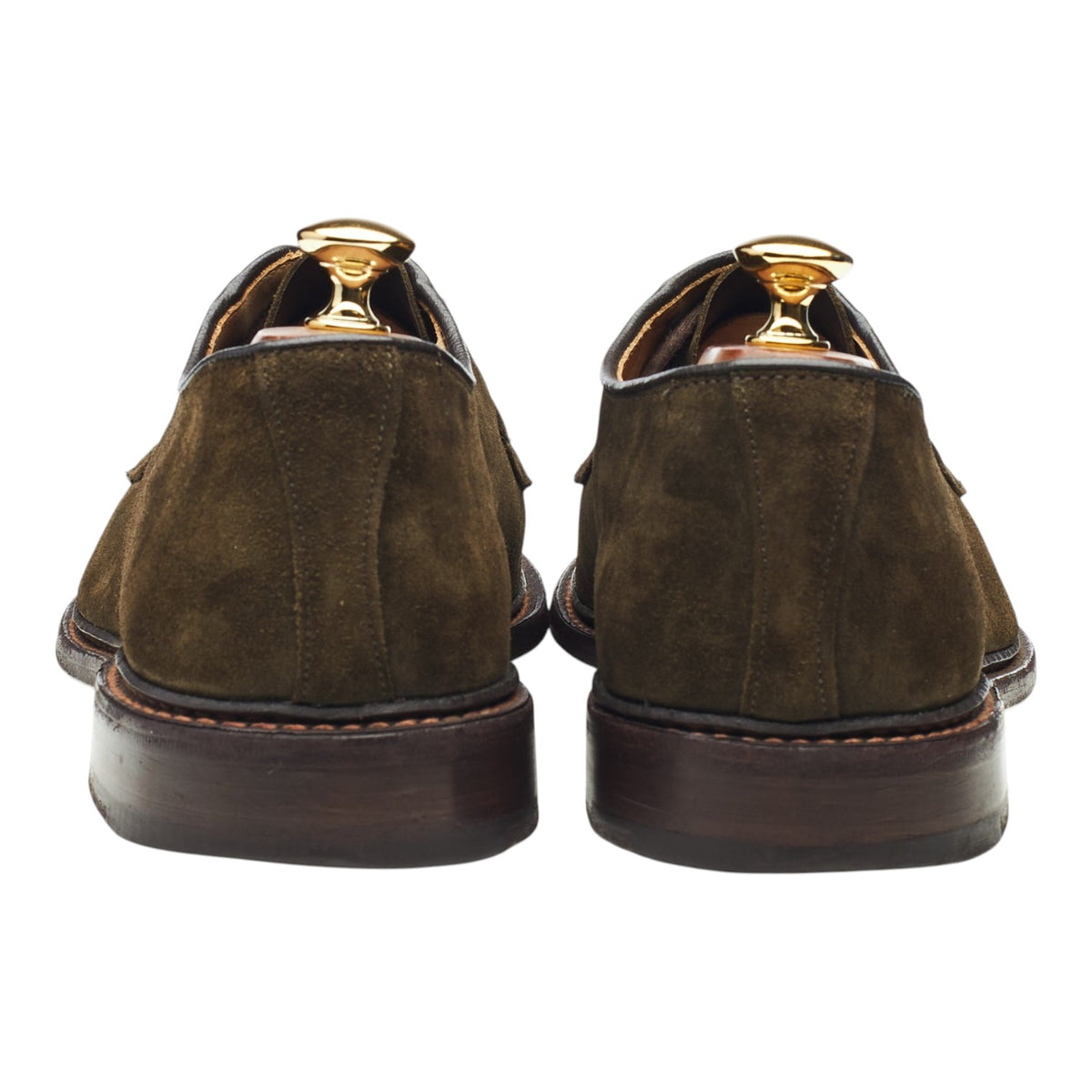 'Robert' Dark Green Suede Derby UK 9