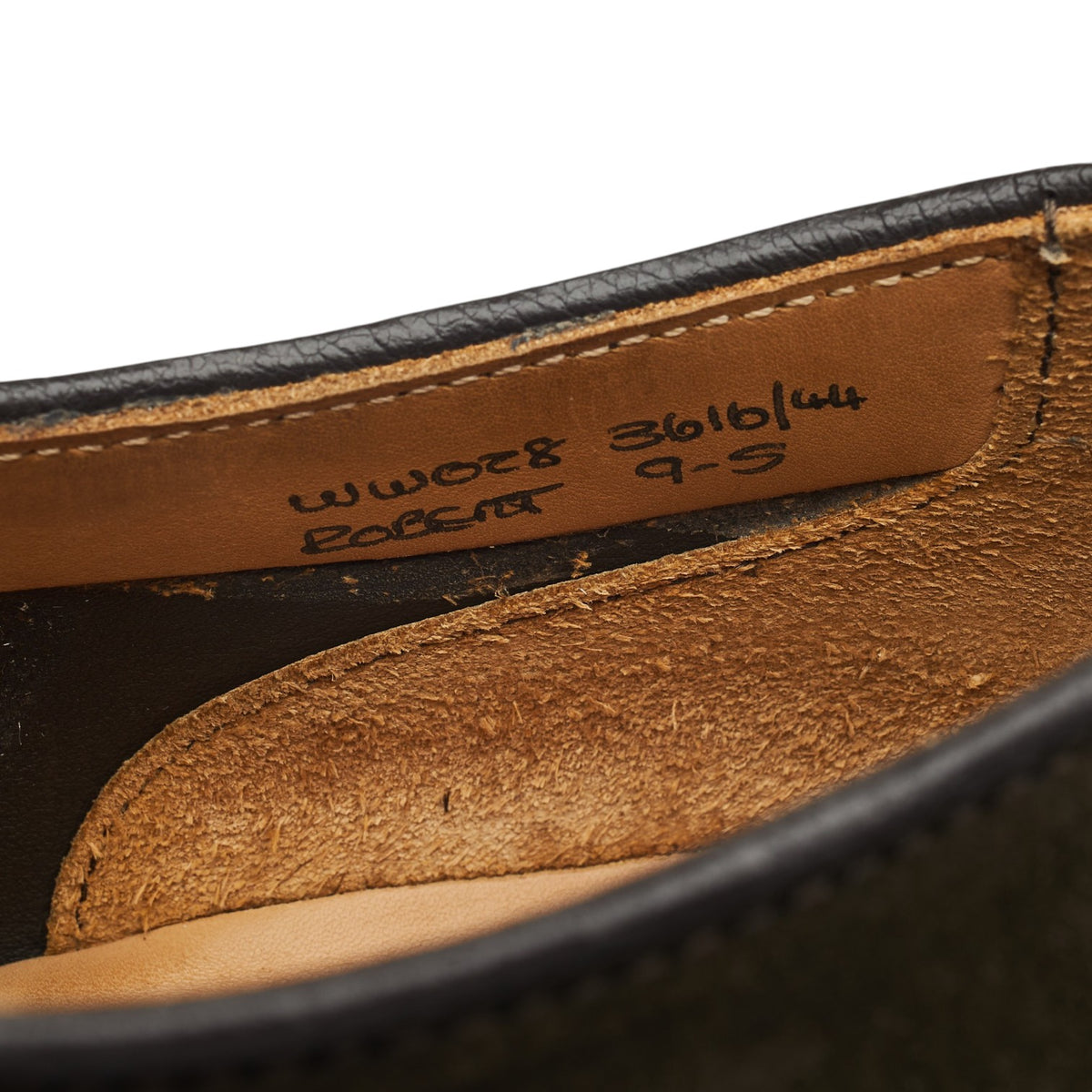 'Robert' Dark Green Suede Derby UK 9