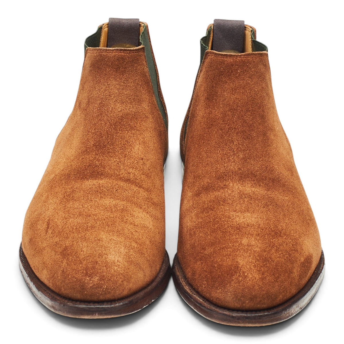 'Cranford 3' Snuff Brown Suede Chelsea Boots UK 7 E