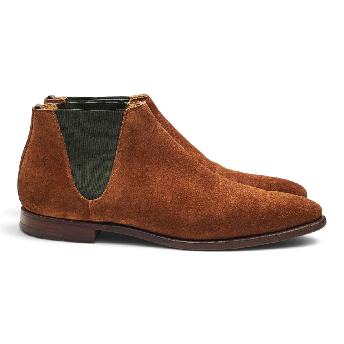 'Cranford 3' Snuff Brown Suede Chelsea Boots UK 7 E