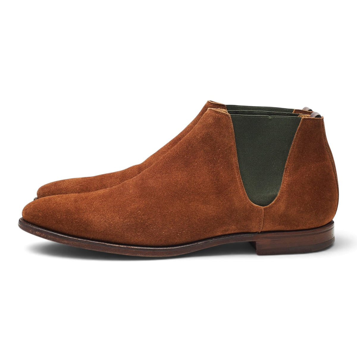 'Cranford 3' Snuff Brown Suede Chelsea Boots UK 7 E