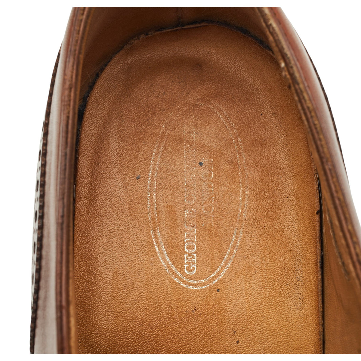 'Adam' Brown Leather Oxford Brogues UK 7 E