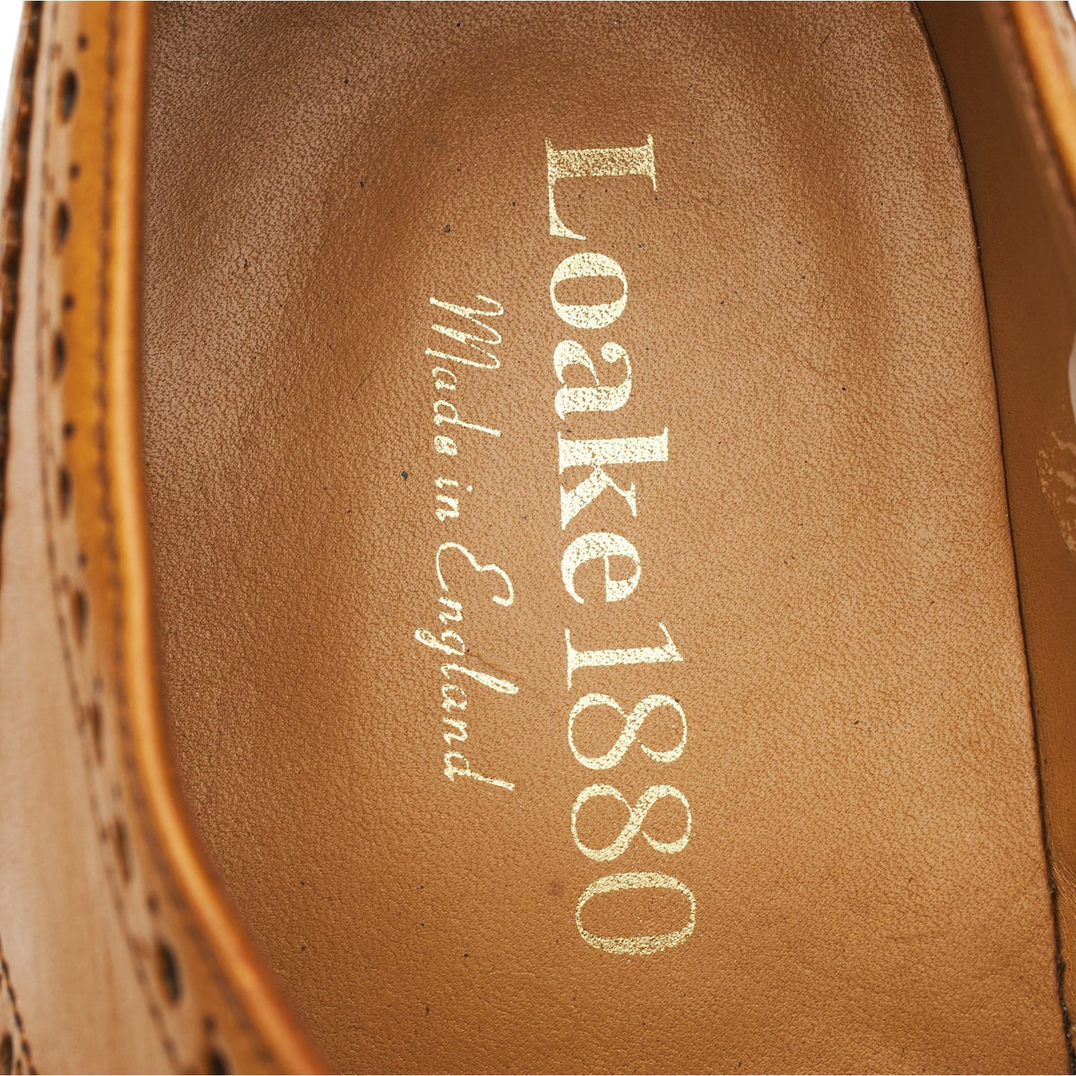 1880 'Chester 2' Tan Brown Derby Brogues UK 8 F