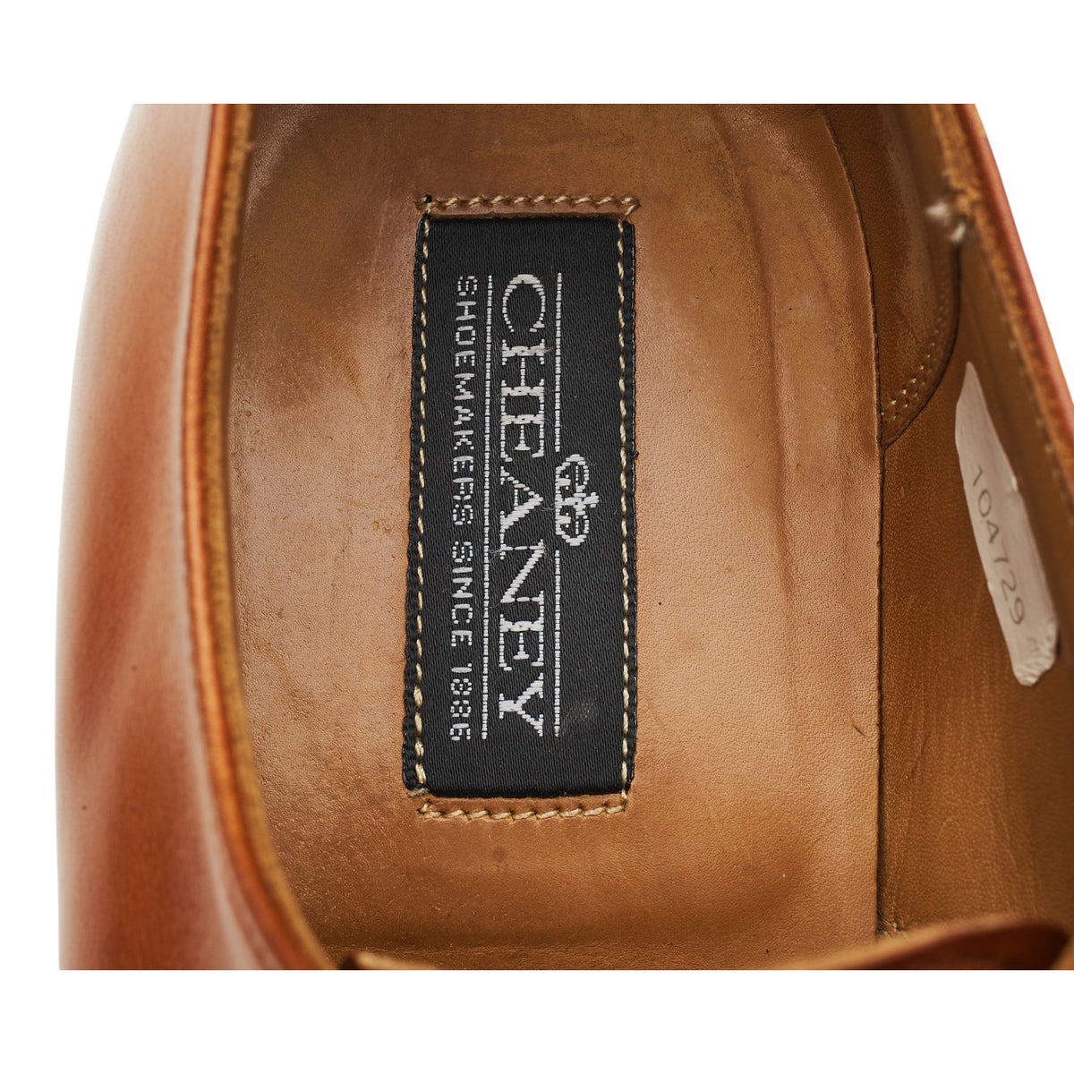 Vintage 'Bobby II' Tan Brown Leather Derby UK 7.5 F