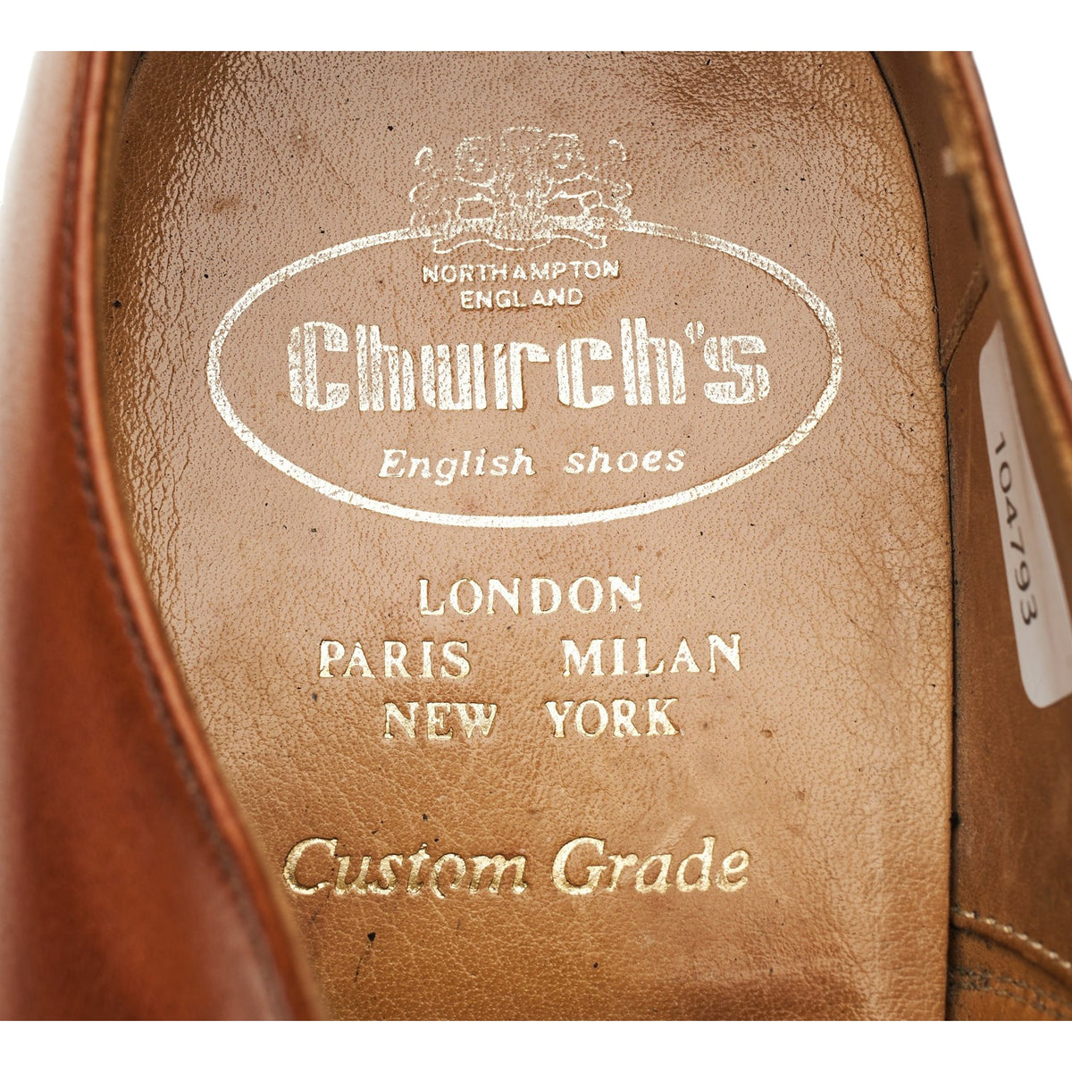 'Canberra' Tan Brown Leather Oxford UK 7 F