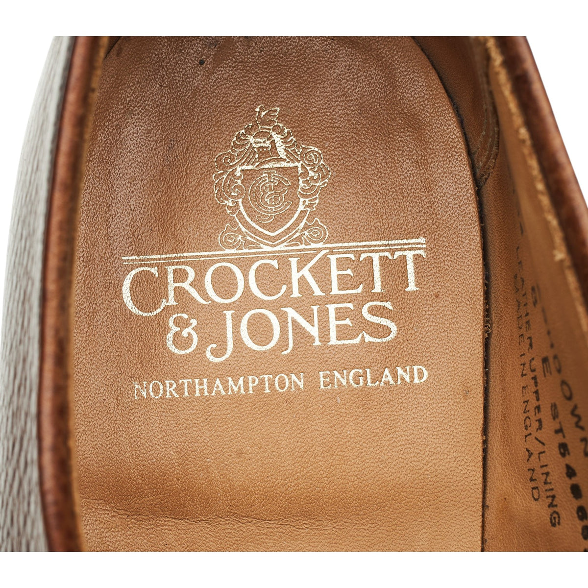 'Ashdown' Dark Brown Grain Leather Derby UK 8 E