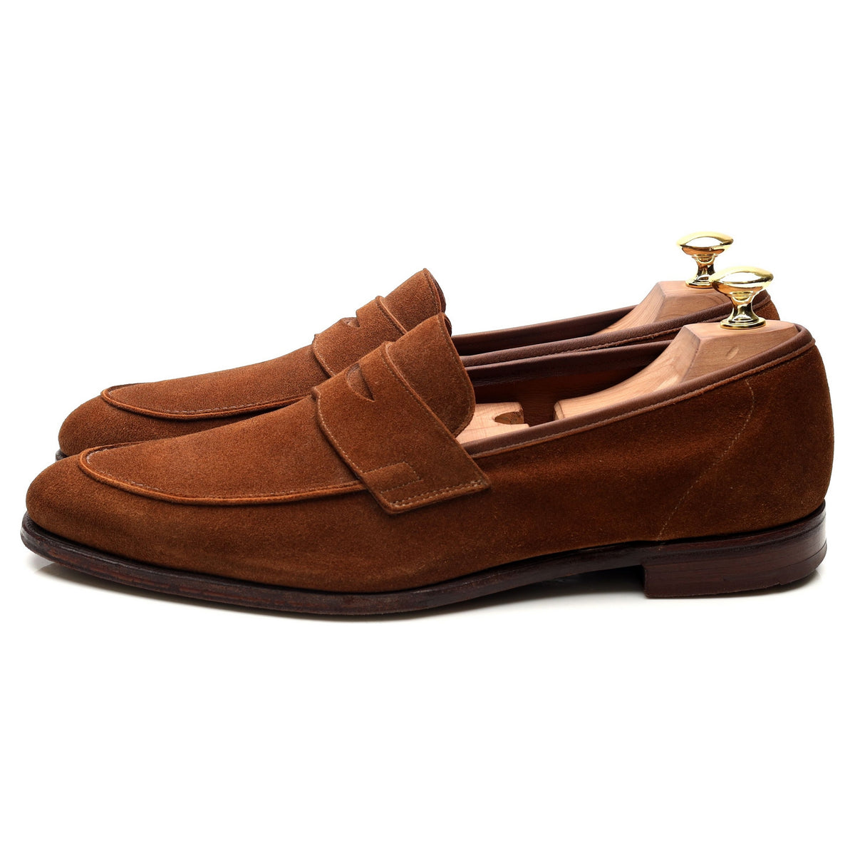 &#39;Cadogan&#39; Brown Suede Loafers UK 8 E