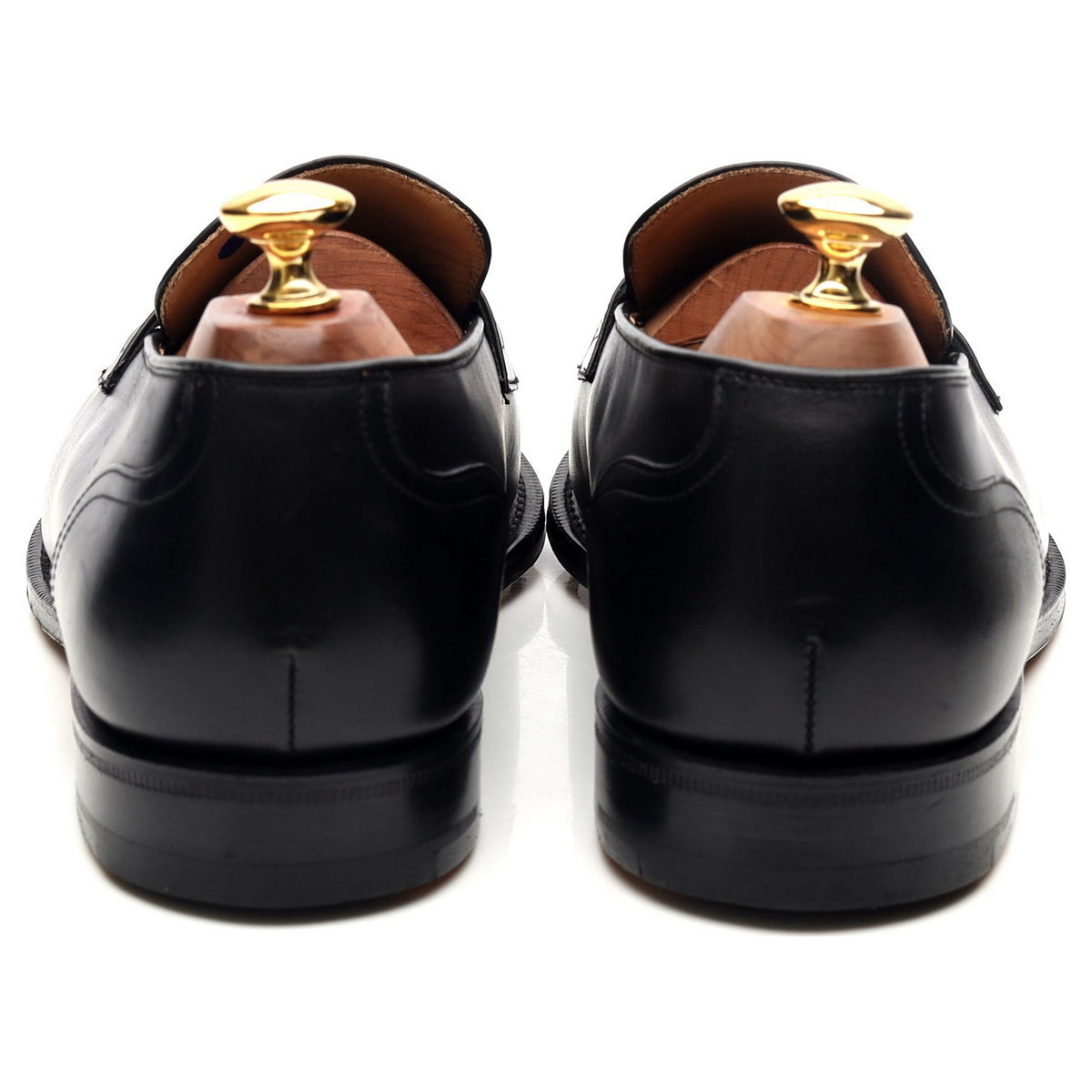 &#39;Salisbury&#39; Black Leather Loafers UK 9 G