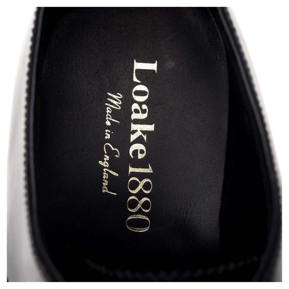 1880 &#39;Aldwych&#39; Black Leather Oxford UK 7 F