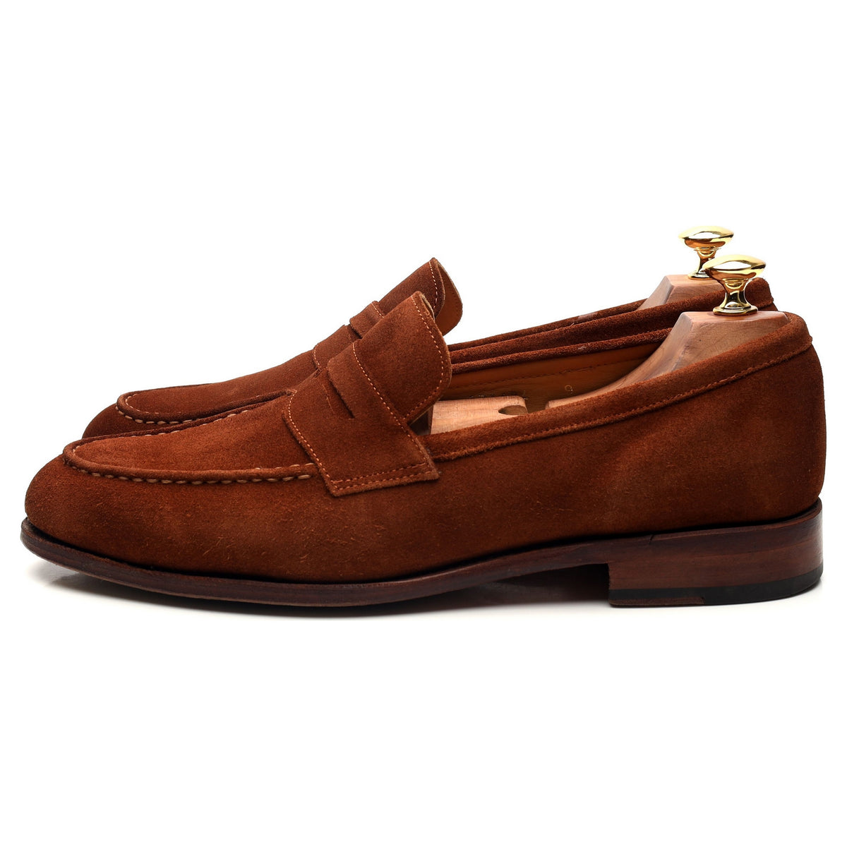 &#39;101484&#39; Polo Brown Suede Loafers UK 9