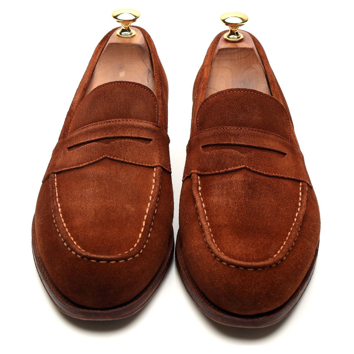 &#39;101484&#39; Polo Brown Suede Loafers UK 9