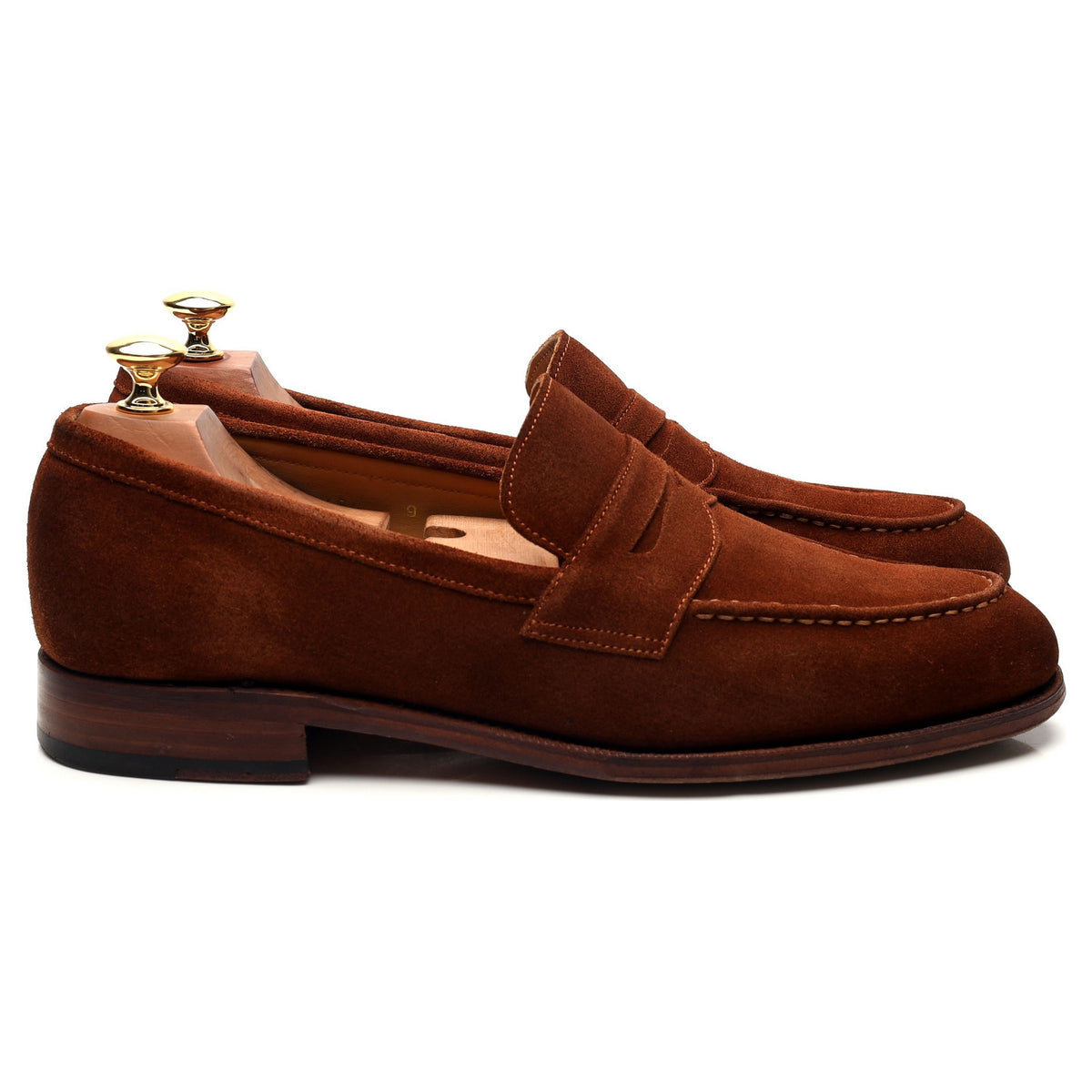 &#39;101484&#39; Polo Brown Suede Loafers UK 9