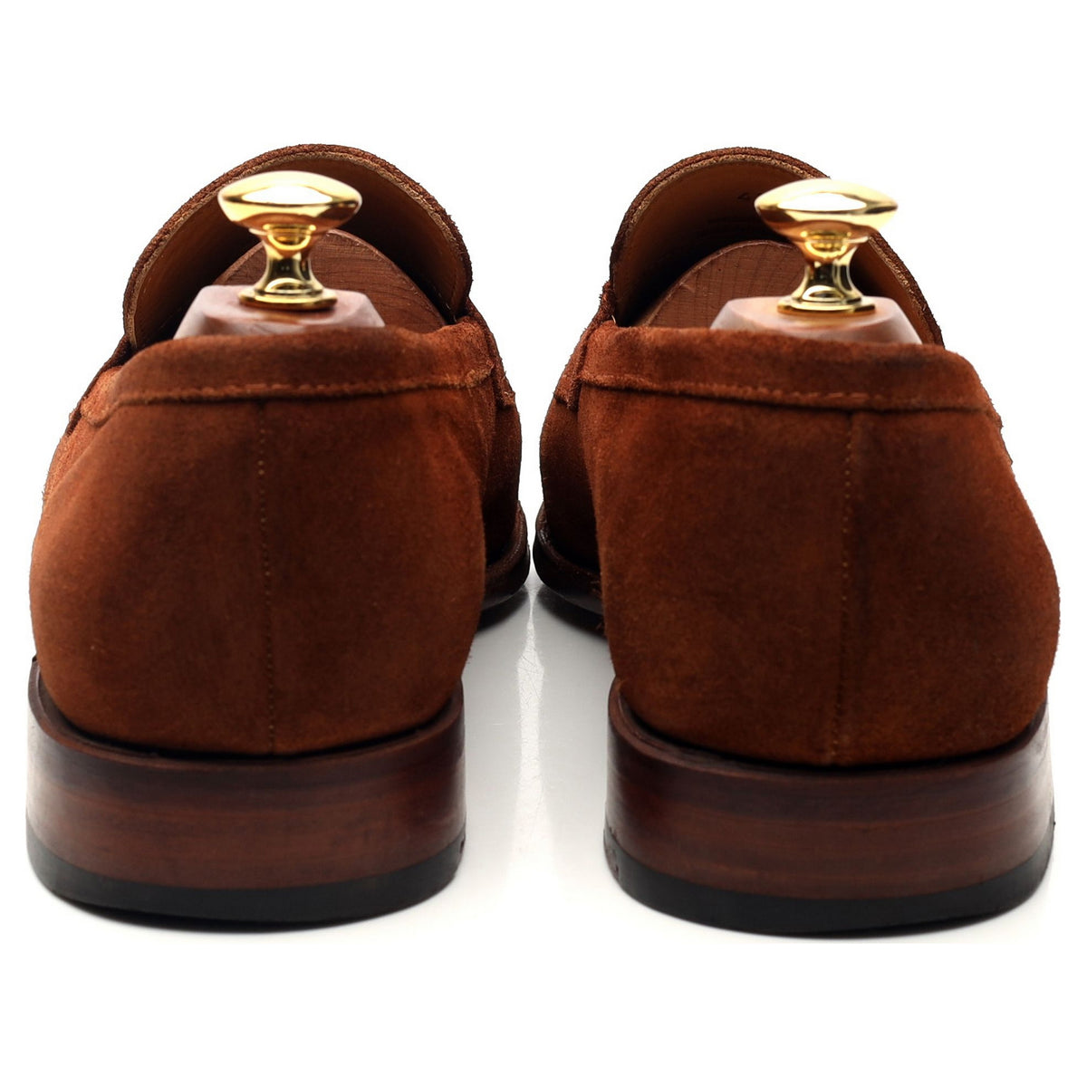 &#39;101484&#39; Polo Brown Suede Loafers UK 9