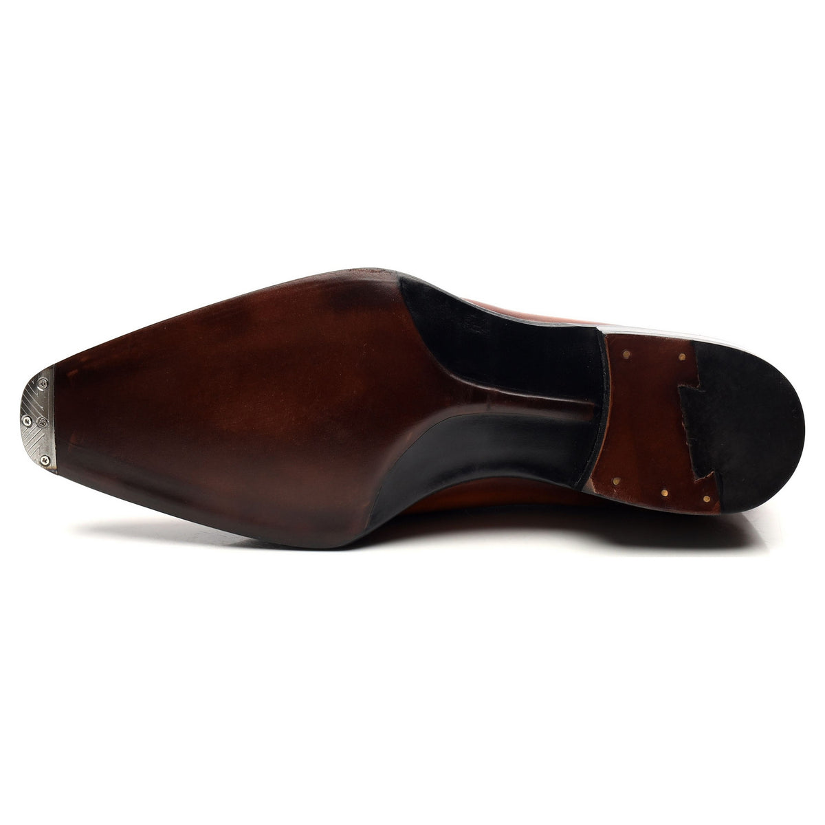 &#39;Patrick&#39; Tan Brown Leather Oxford UK 7