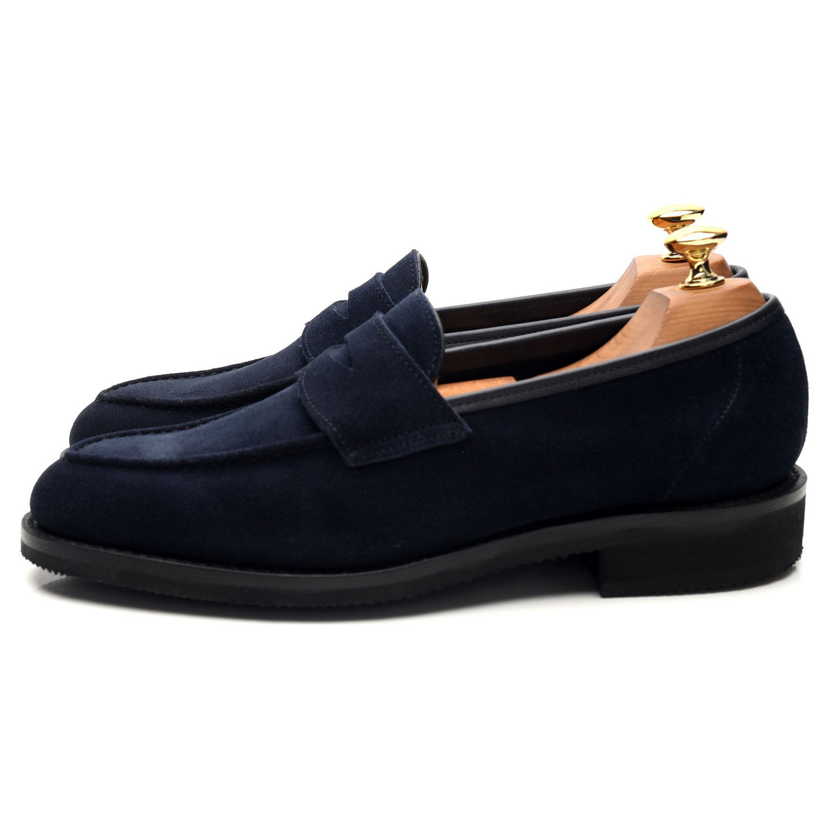 &#39;Bradley 2&#39; Navy Blue Suede Loafer UK 6 - 11.5