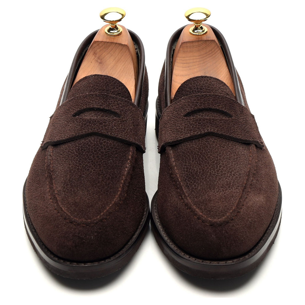 &#39;Bradley 2&#39; Dark Brown Grain Suede Loafer UK 6 - 7