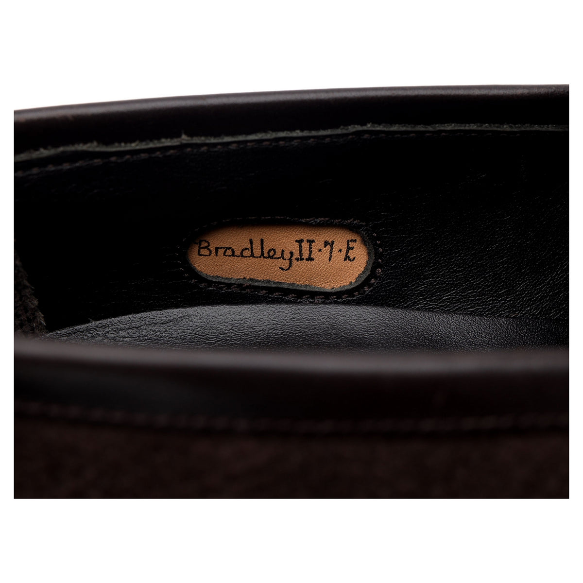 &#39;Bradley 2&#39; Dark Brown Grain Suede Loafer UK 6 - 7