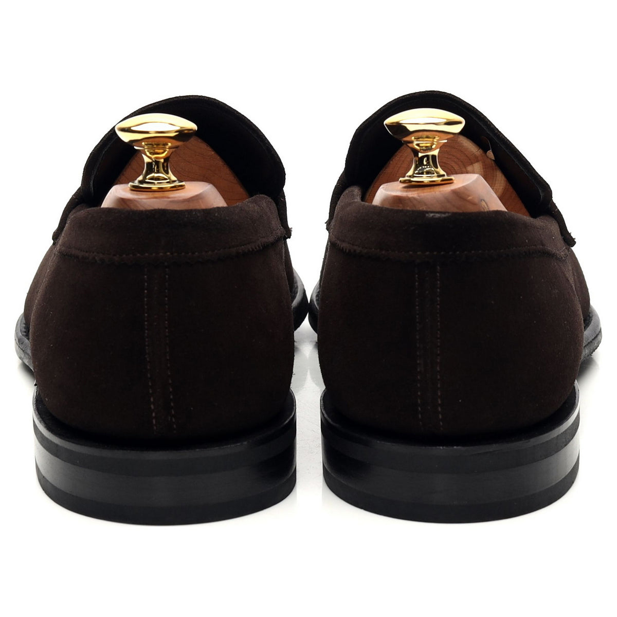 &#39;Parham&#39; Dark Brown Suede Loafers UK 7 F