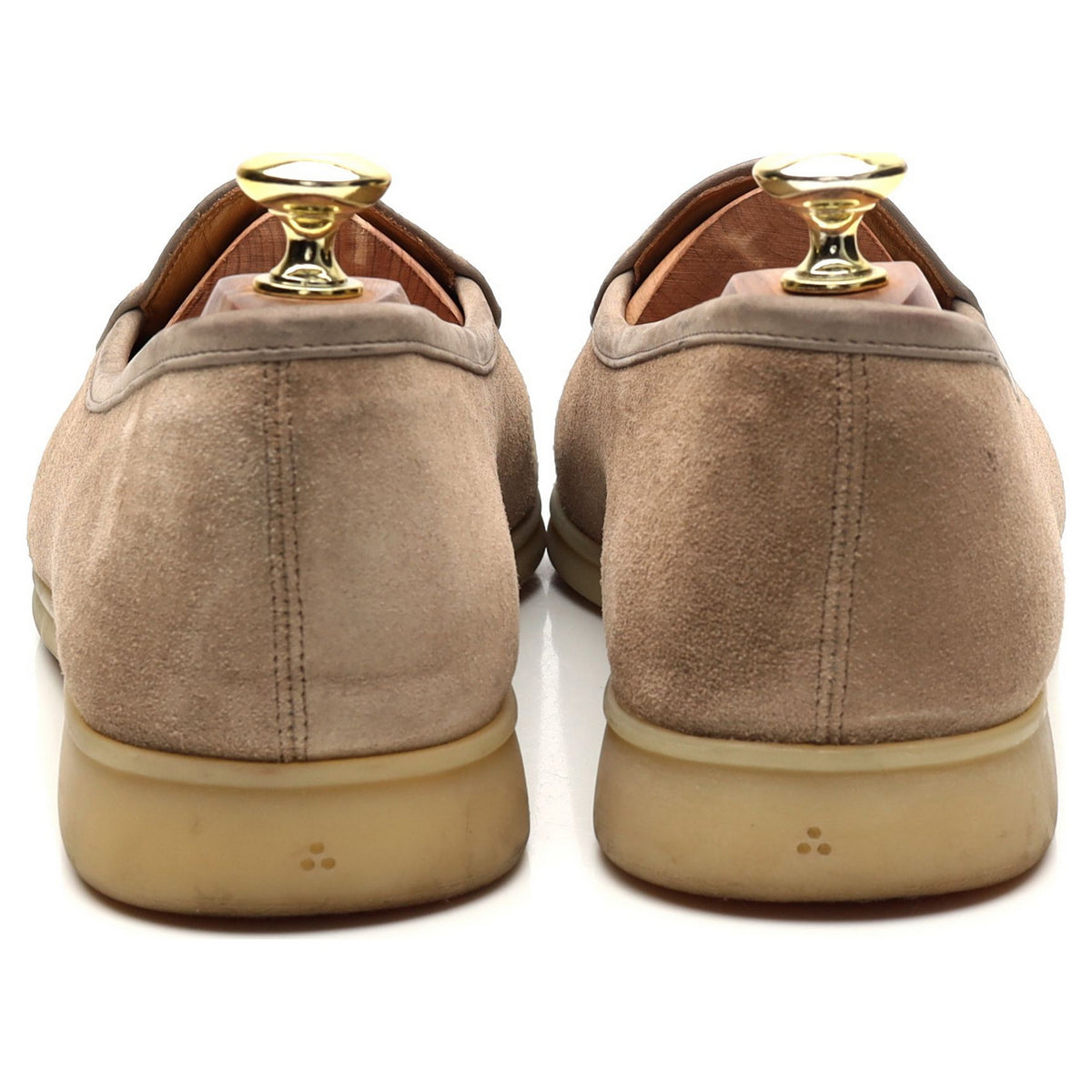 &#39;Sagan Stride&#39; Beige Suede Slip On Loafers UK 7 / UK 7.5