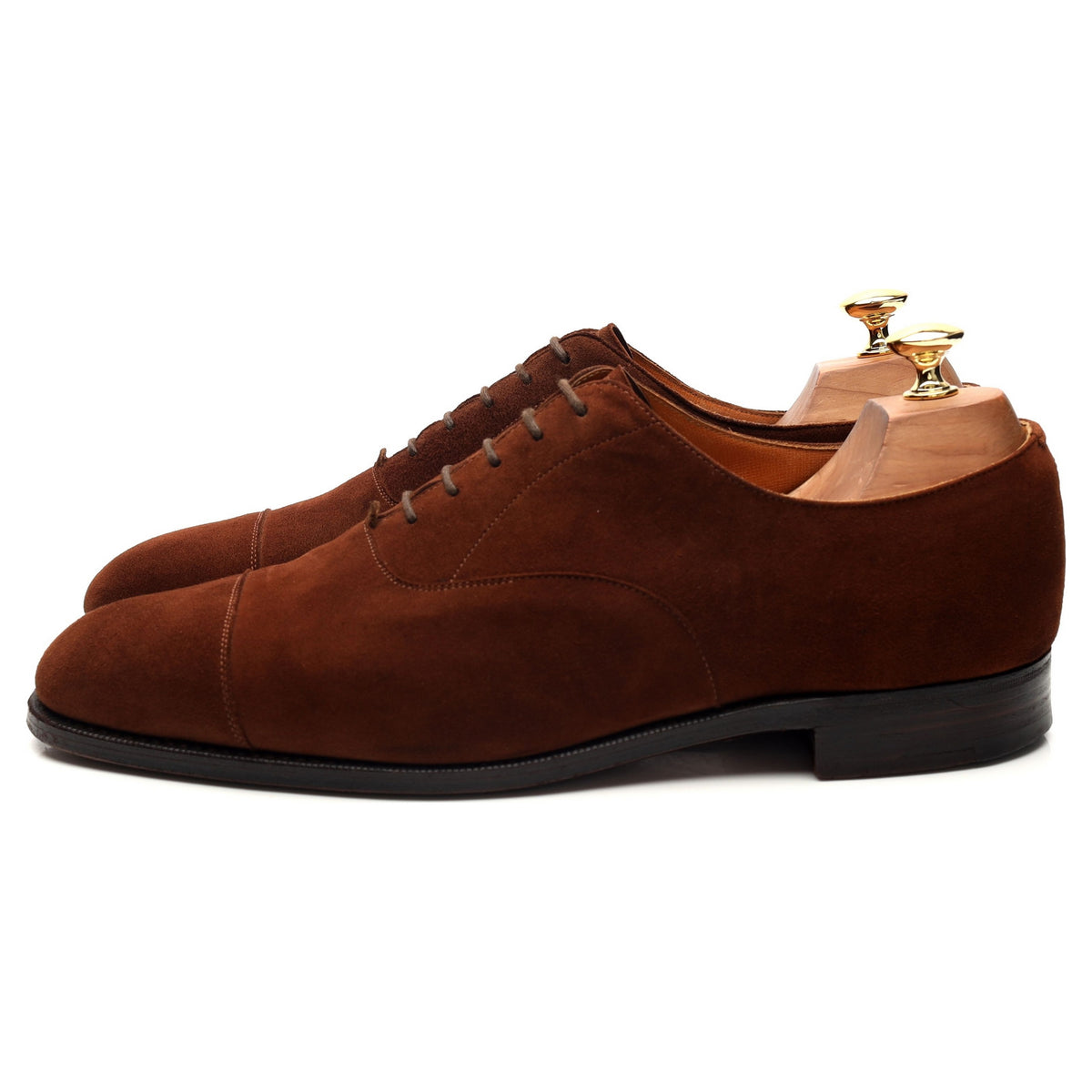 &#39;Chelsea&#39; Brown Suede Oxford UK 10 E