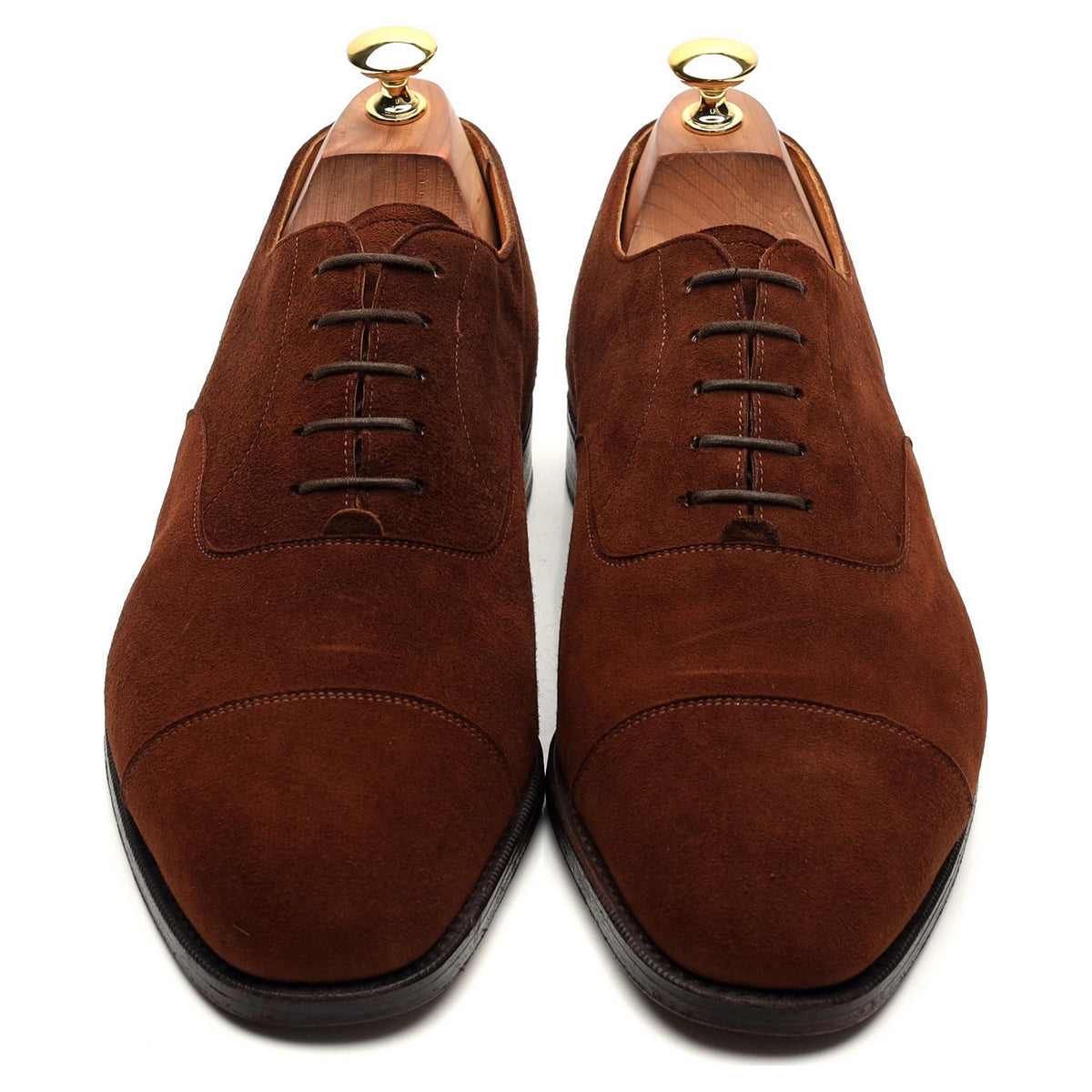 &#39;Chelsea&#39; Brown Suede Oxford UK 10 E