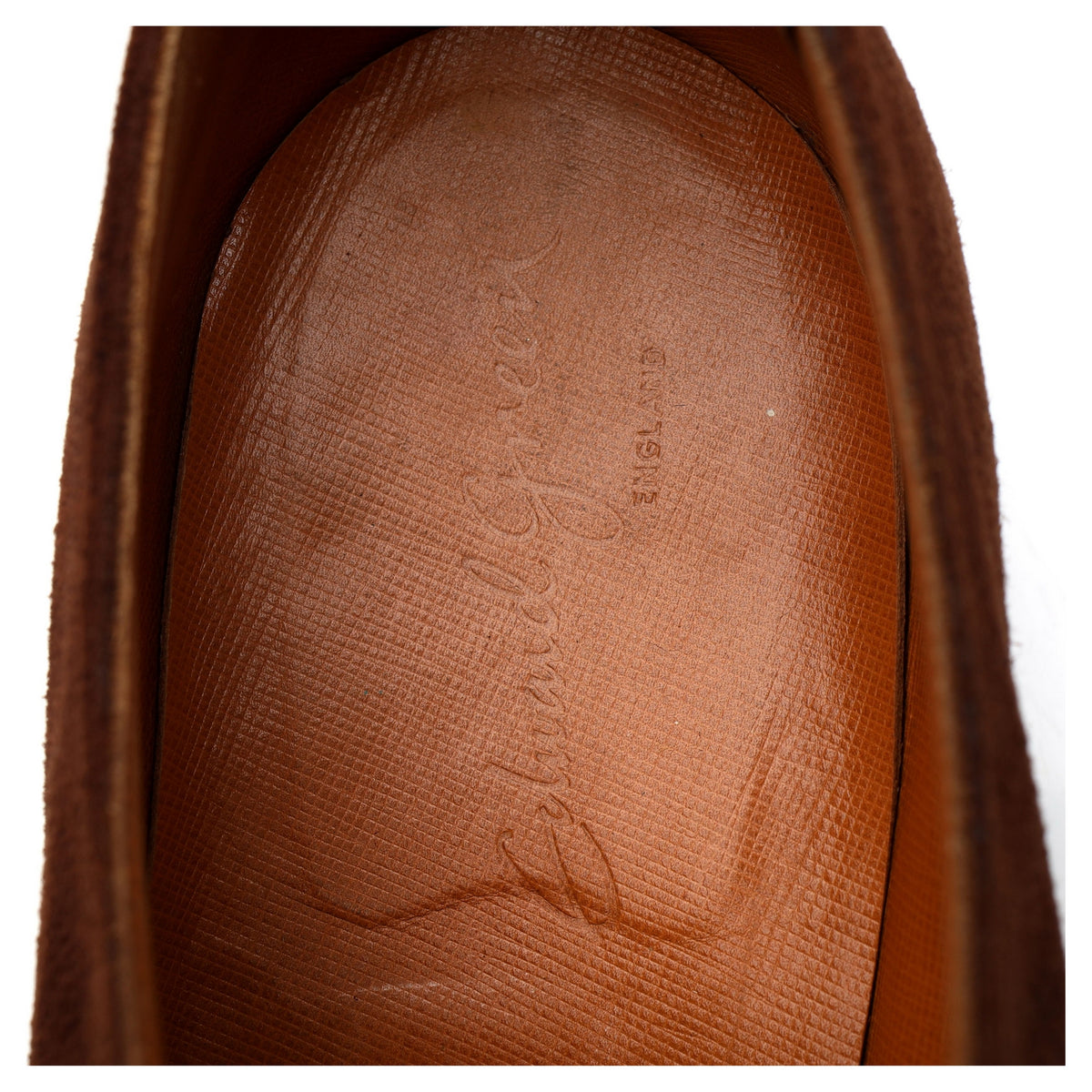 &#39;Chelsea&#39; Brown Suede Oxford UK 10 E