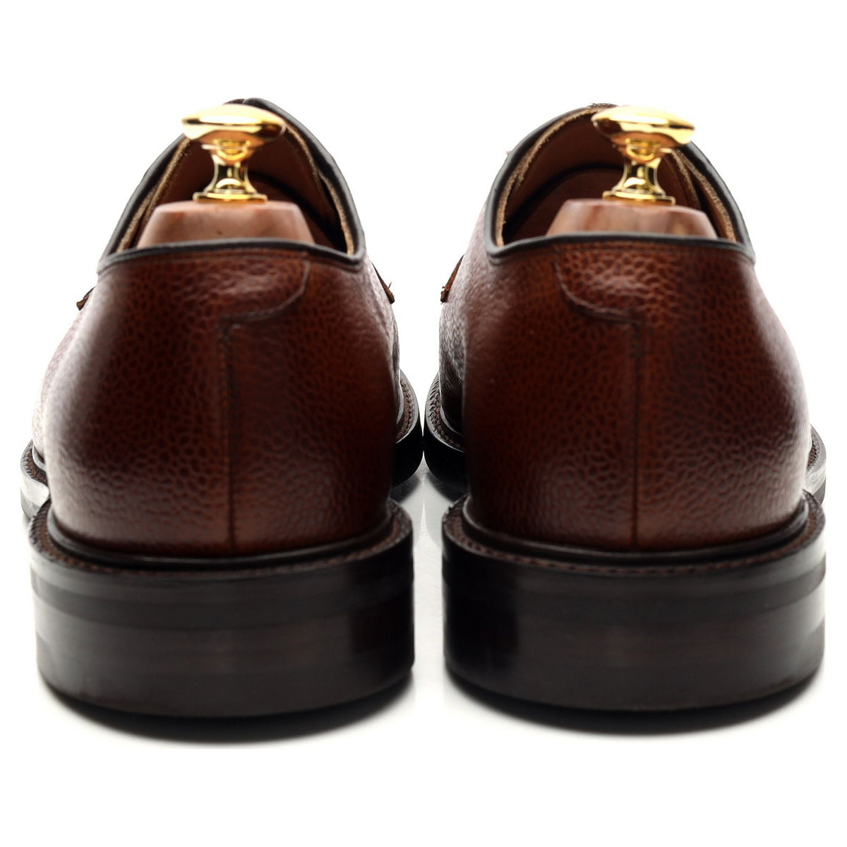 &#39;Bexley&#39; Tan Brown Leather Derby 9.5 F