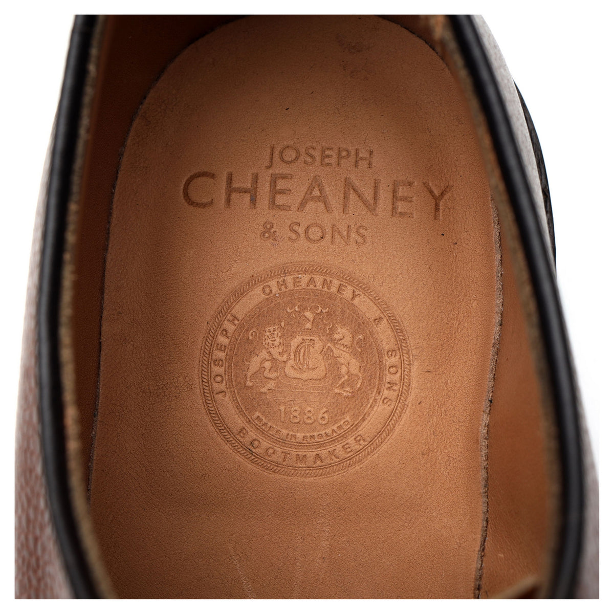 &#39;Bexley&#39; Tan Brown Leather Derby 9.5 F