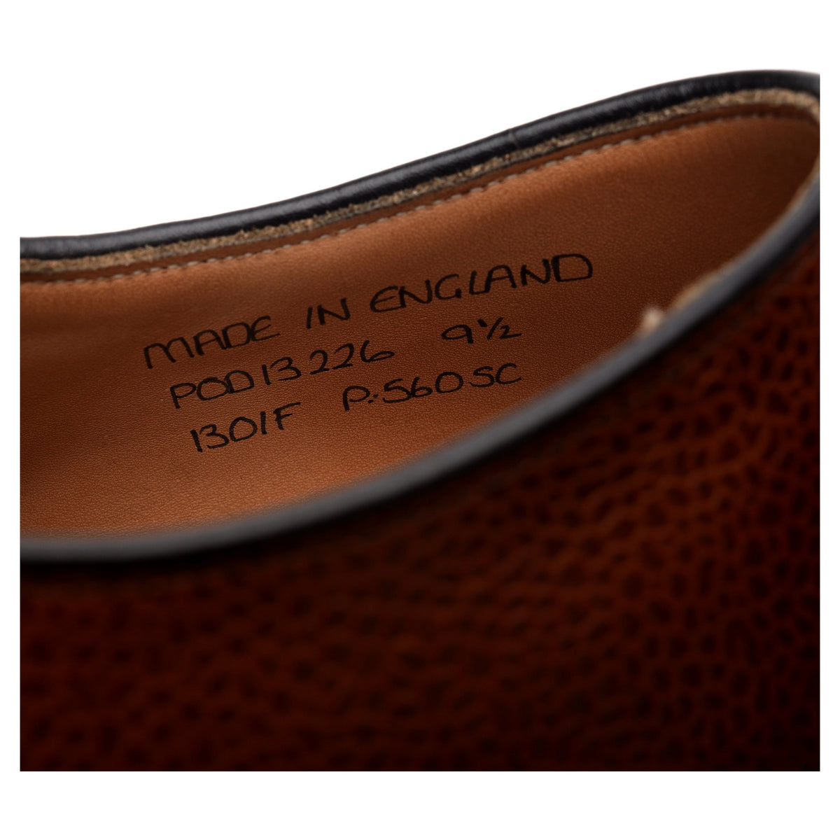 &#39;Bexley&#39; Tan Brown Leather Derby 9.5 F