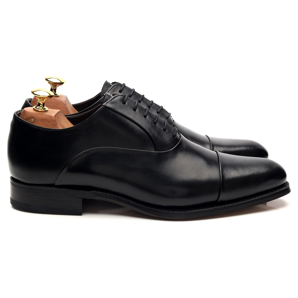 Linea Maestro &#39;10172&#39; Black Leather Oxford UK 7 E