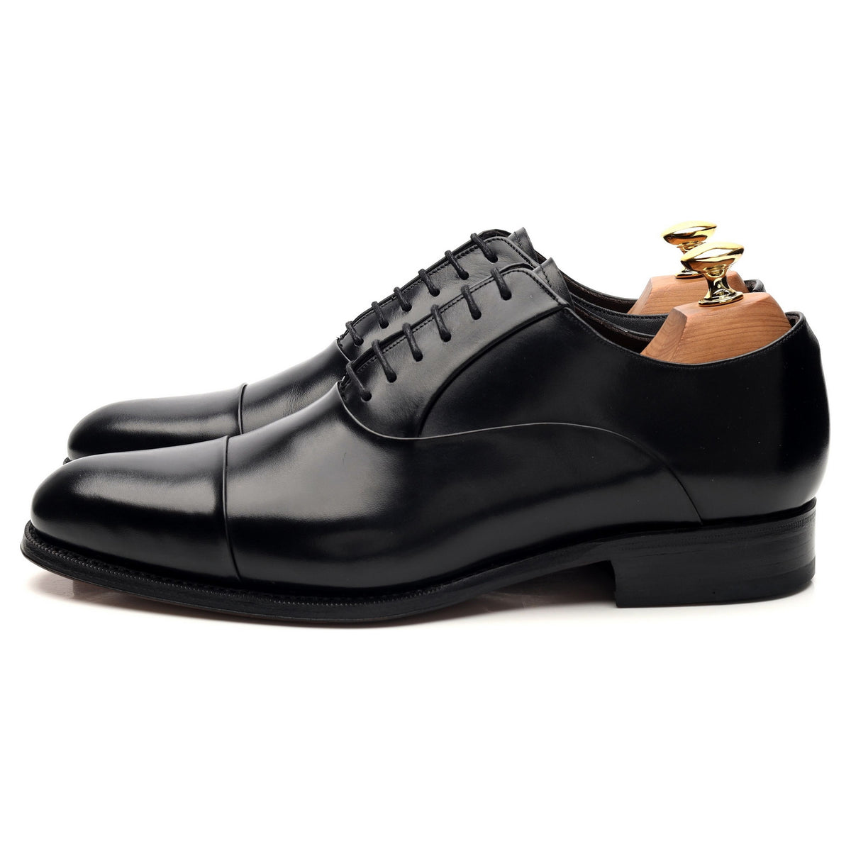 Linea Maestro &#39;10172&#39; Black Leather Oxford UK 7 E