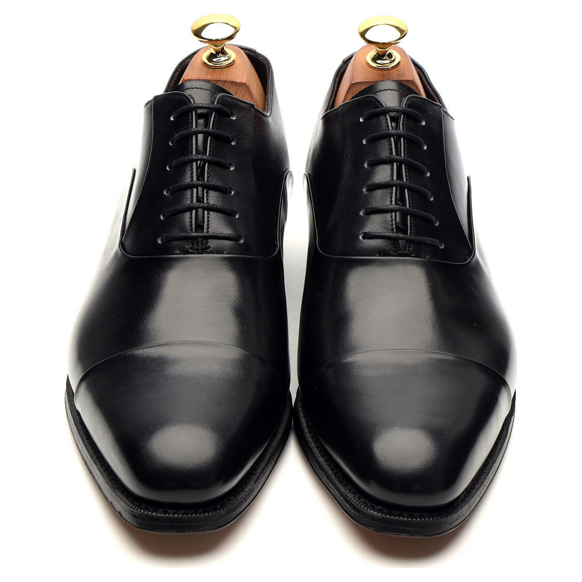 Linea Maestro &#39;10172&#39; Black Leather Oxford UK 7 E