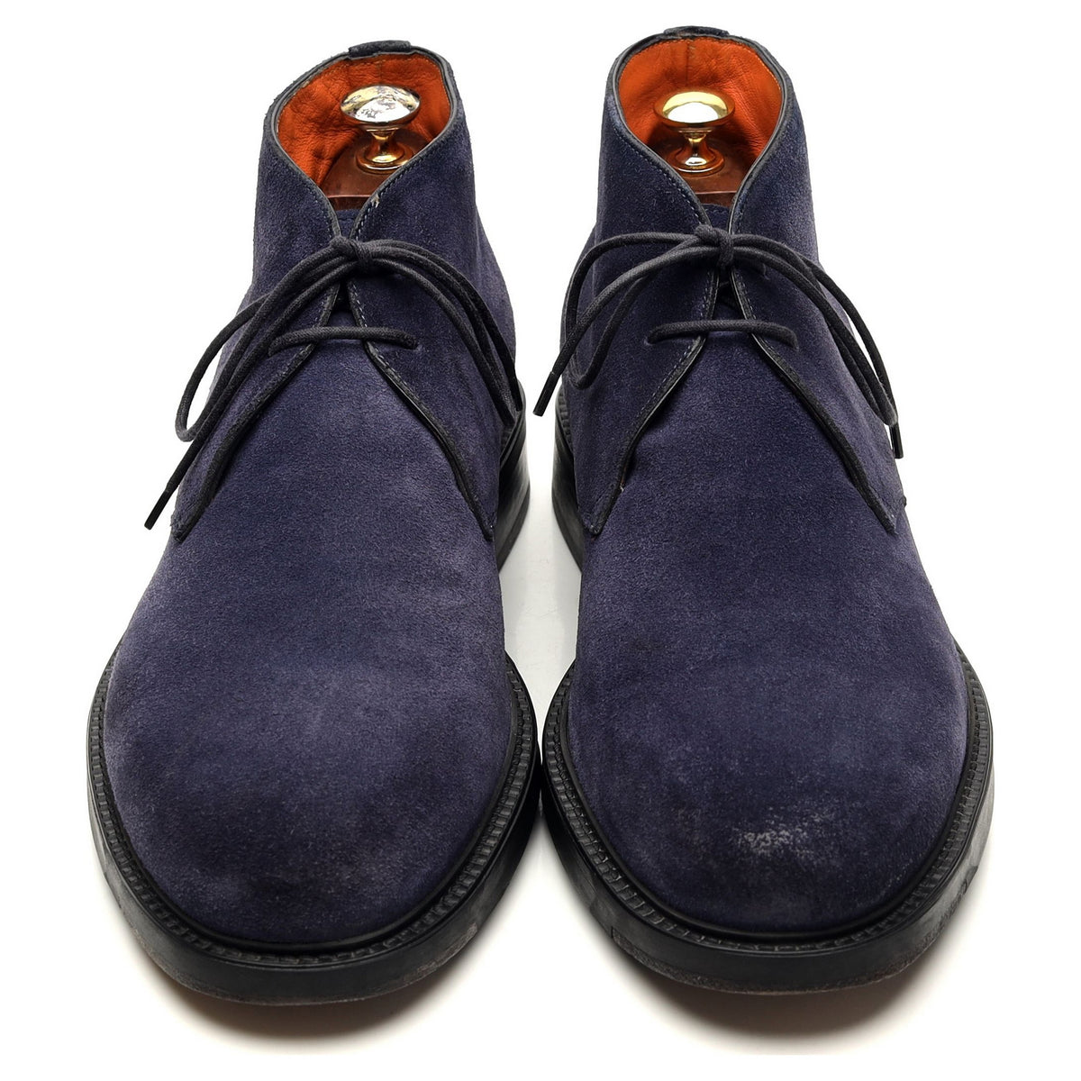 Blue Suede Chukka Boots UK 9 F