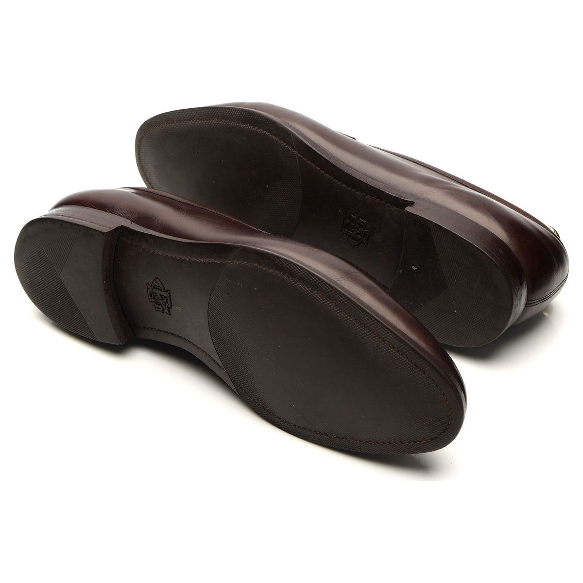 &#39;Piccadilly&#39; Dark Brown Leather Loafers UK 11.5 F