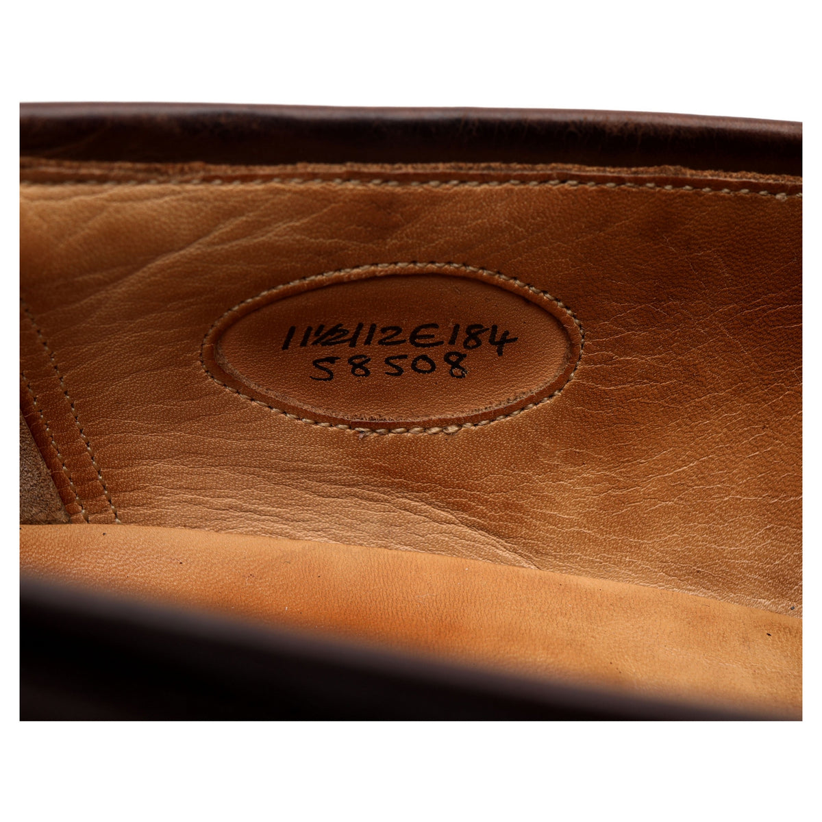 &#39;Piccadilly&#39; Dark Brown Leather Loafers UK 11.5 F