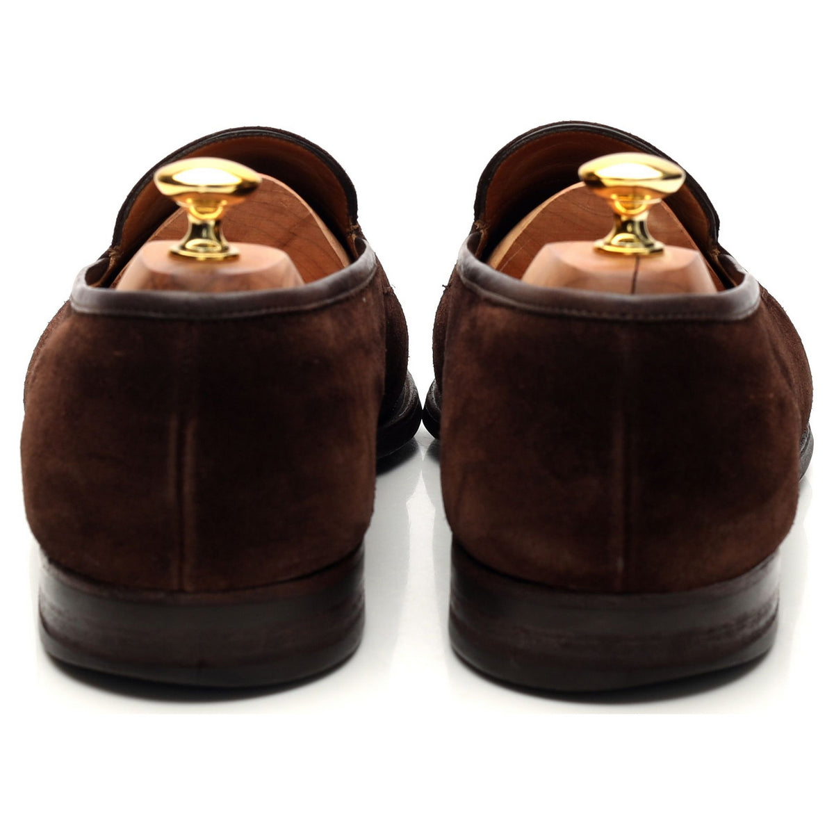 &#39;Piccadilly&#39; Dark Brown Suede Loafers UK 11.5 E