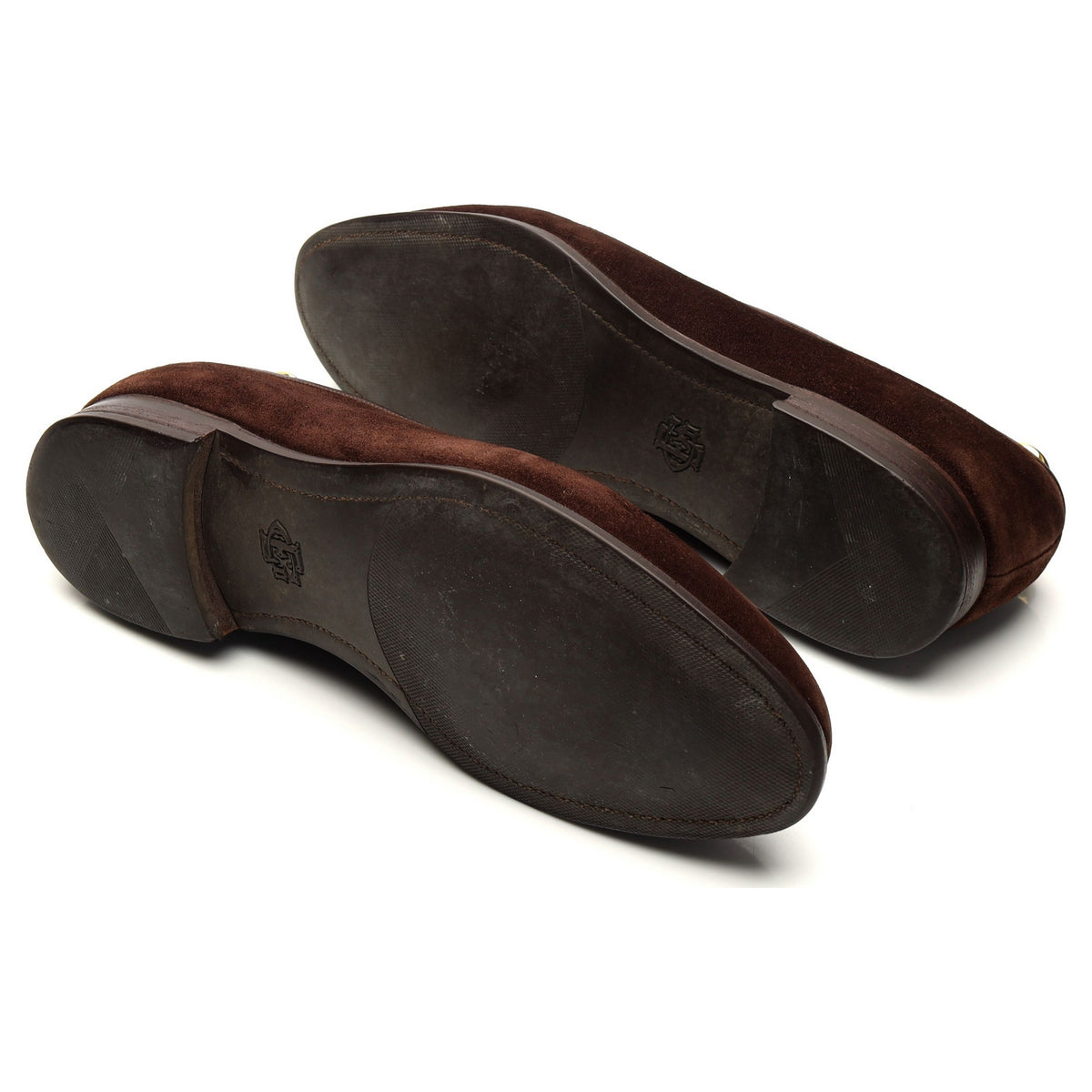 &#39;Piccadilly&#39; Dark Brown Suede Loafers UK 11.5 E