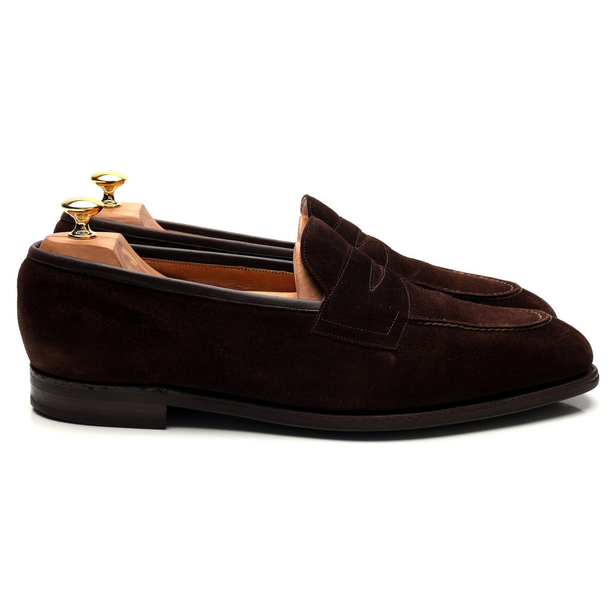 &#39;Sloane&#39; Dark Brown Suede Loafer UK 11 F