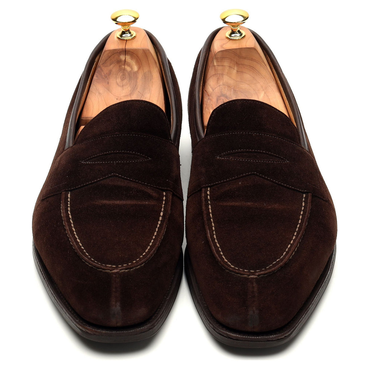 &#39;Sloane&#39; Dark Brown Suede Loafer UK 11 F