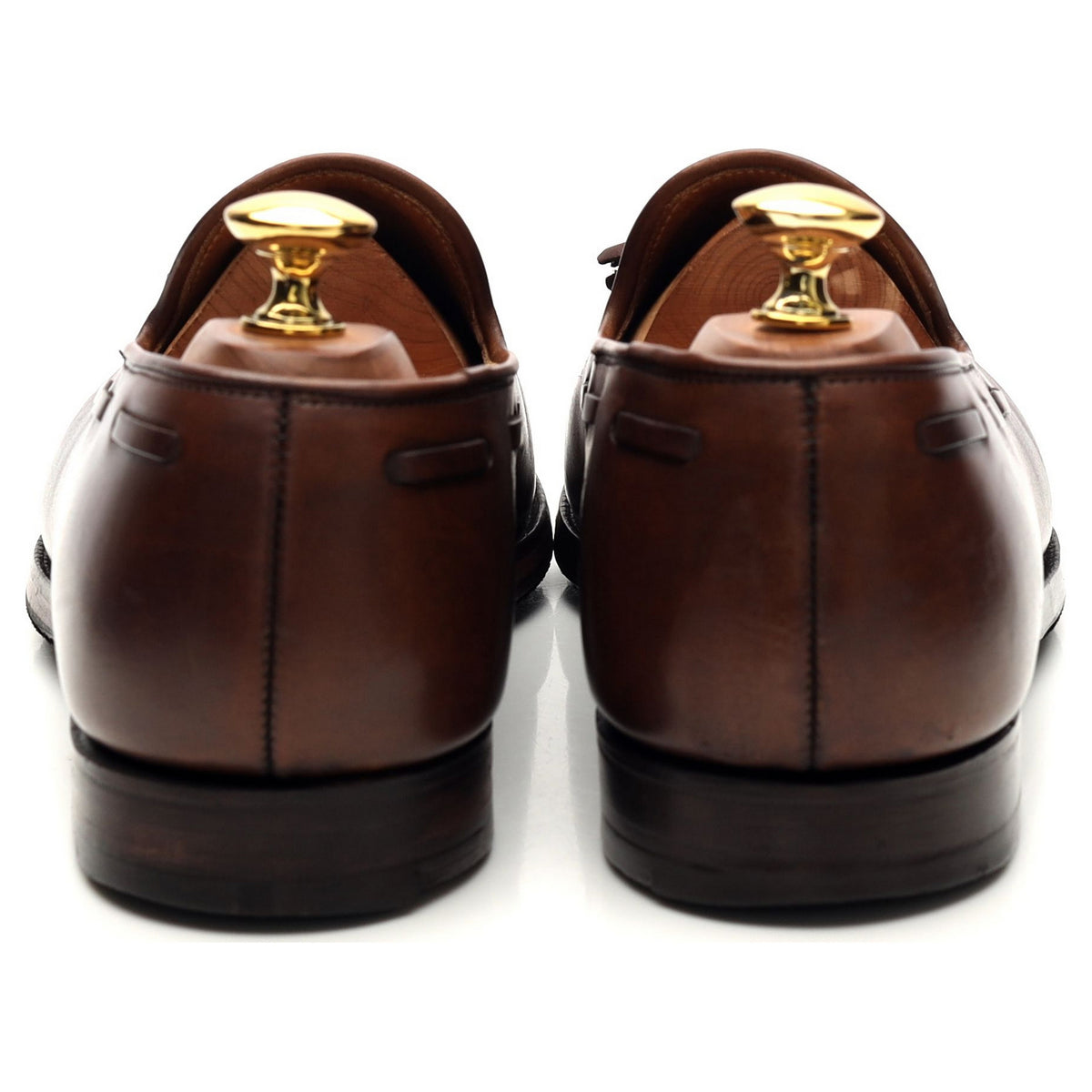 &#39;Cavendish 2&#39; Brown Leather Tassel Loafer UK 6.5 E