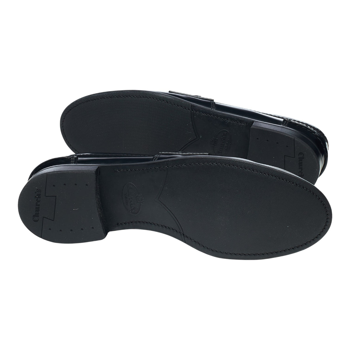 Women's 'Pembrey' Black Leather Loafers UK 7 EU 40