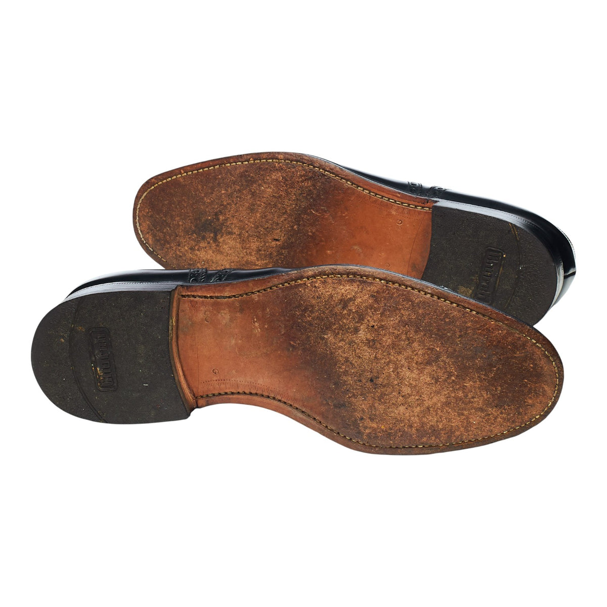 'Trent' Black Leather Oxford Brogues UK 8 G