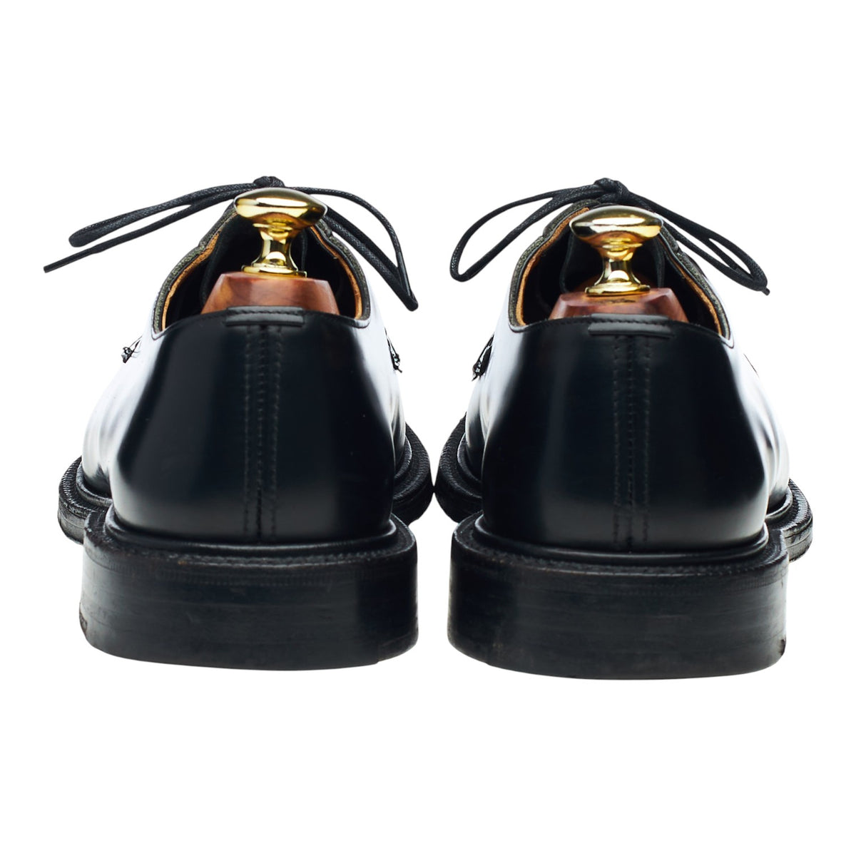 'Shannon' Black Leather Derby UK 7 F