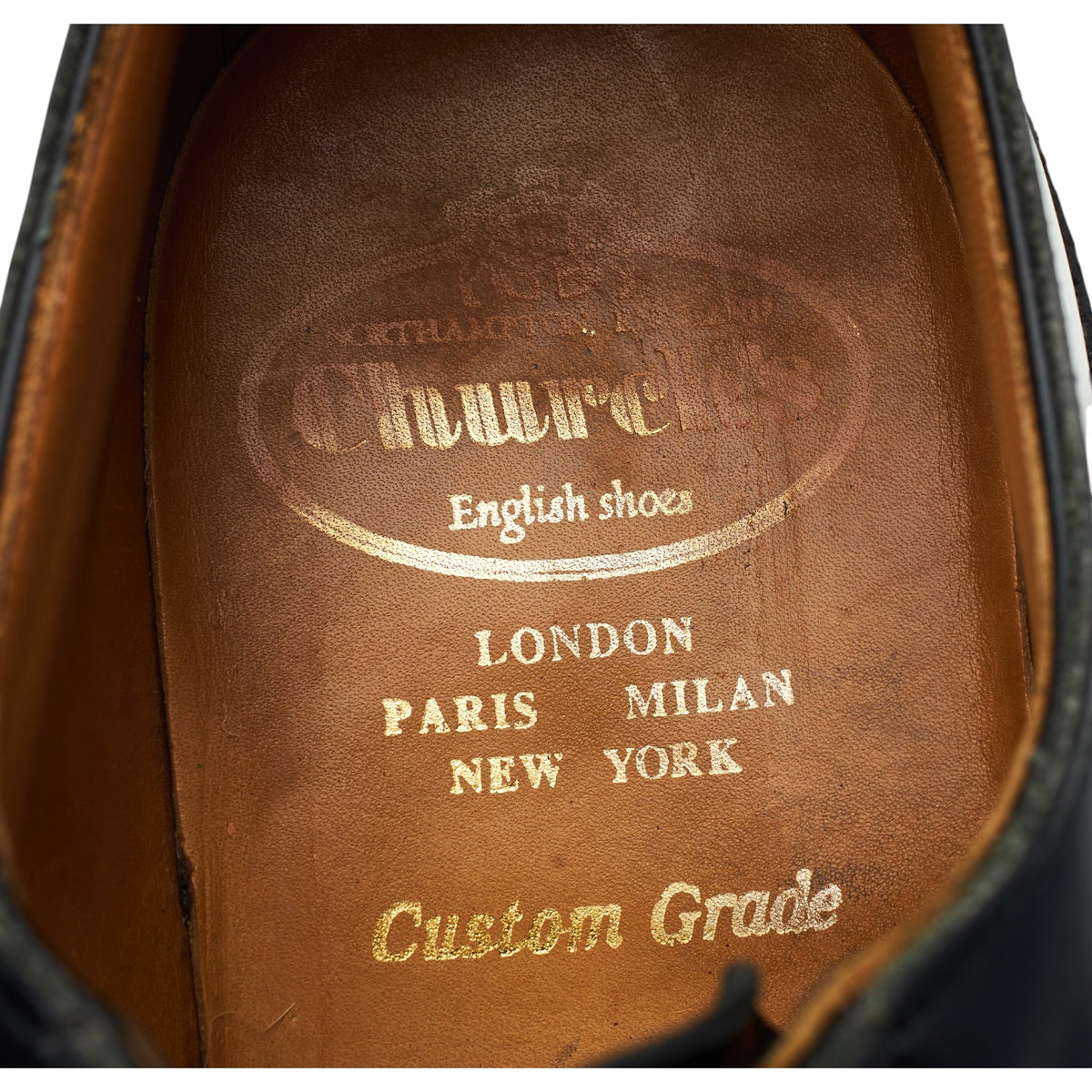 'Shannon' Black Leather Derby UK 7 F