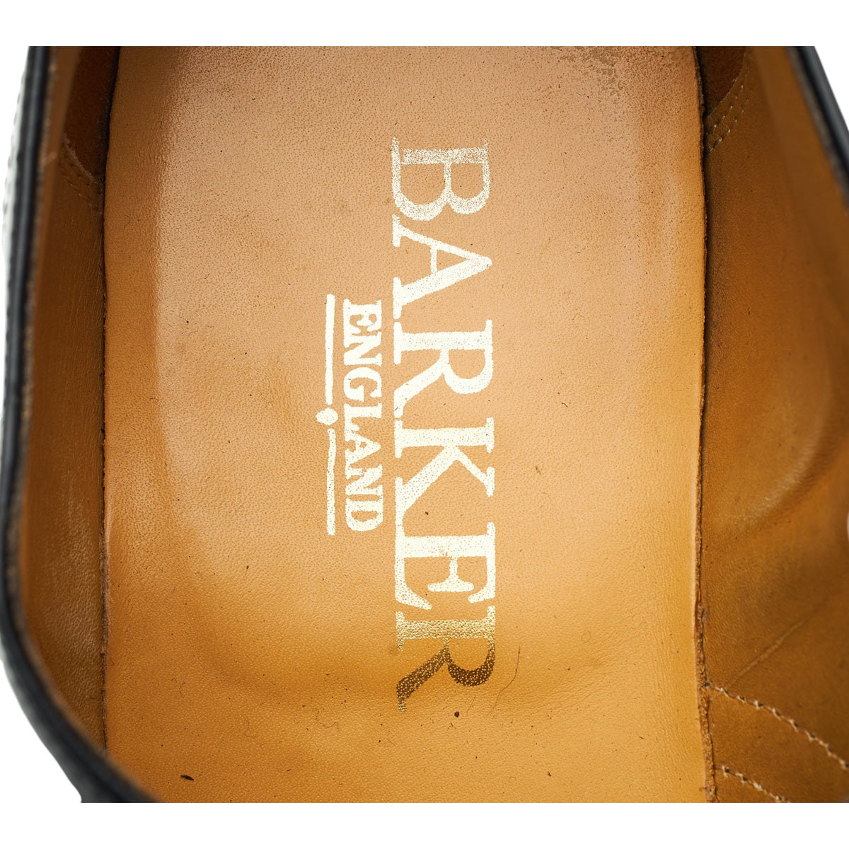 'Gatwick' Black Leather Oxford Brogues UK 10 G