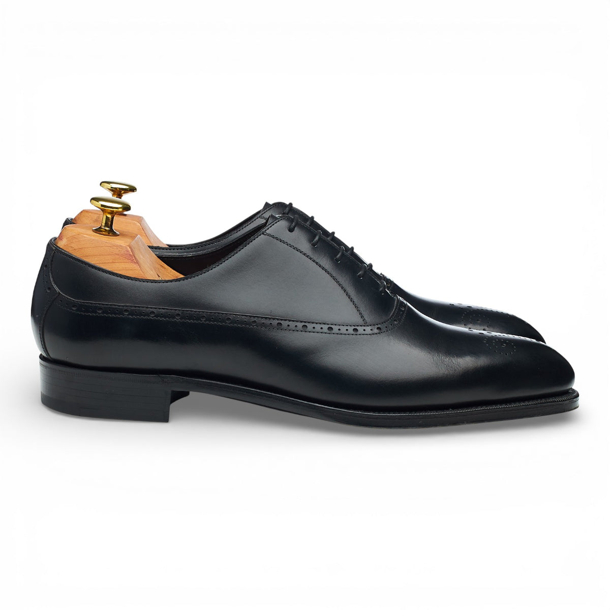Black Leather Oxford Brogues UK 9 D