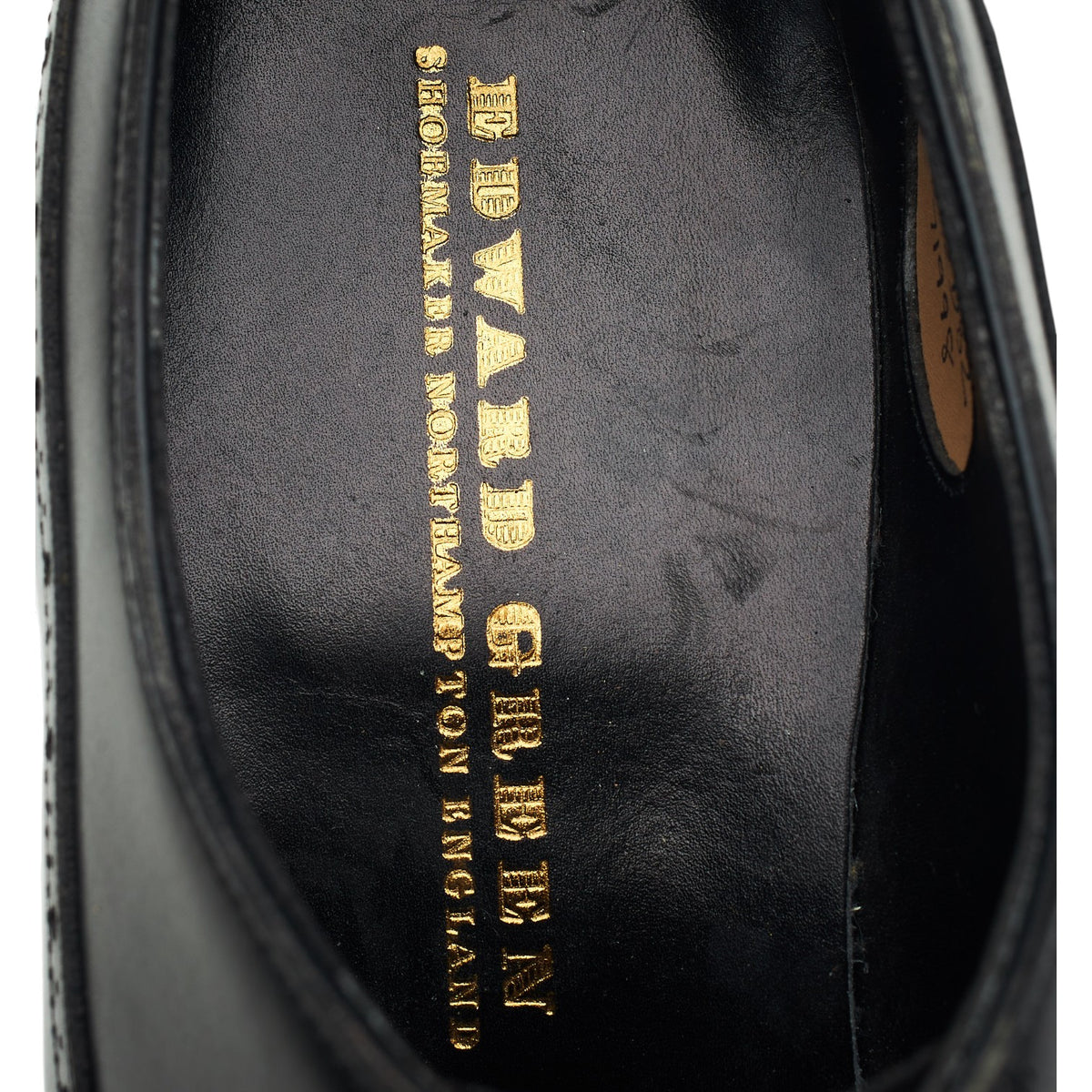 Black Leather Oxford Brogues UK 9 D