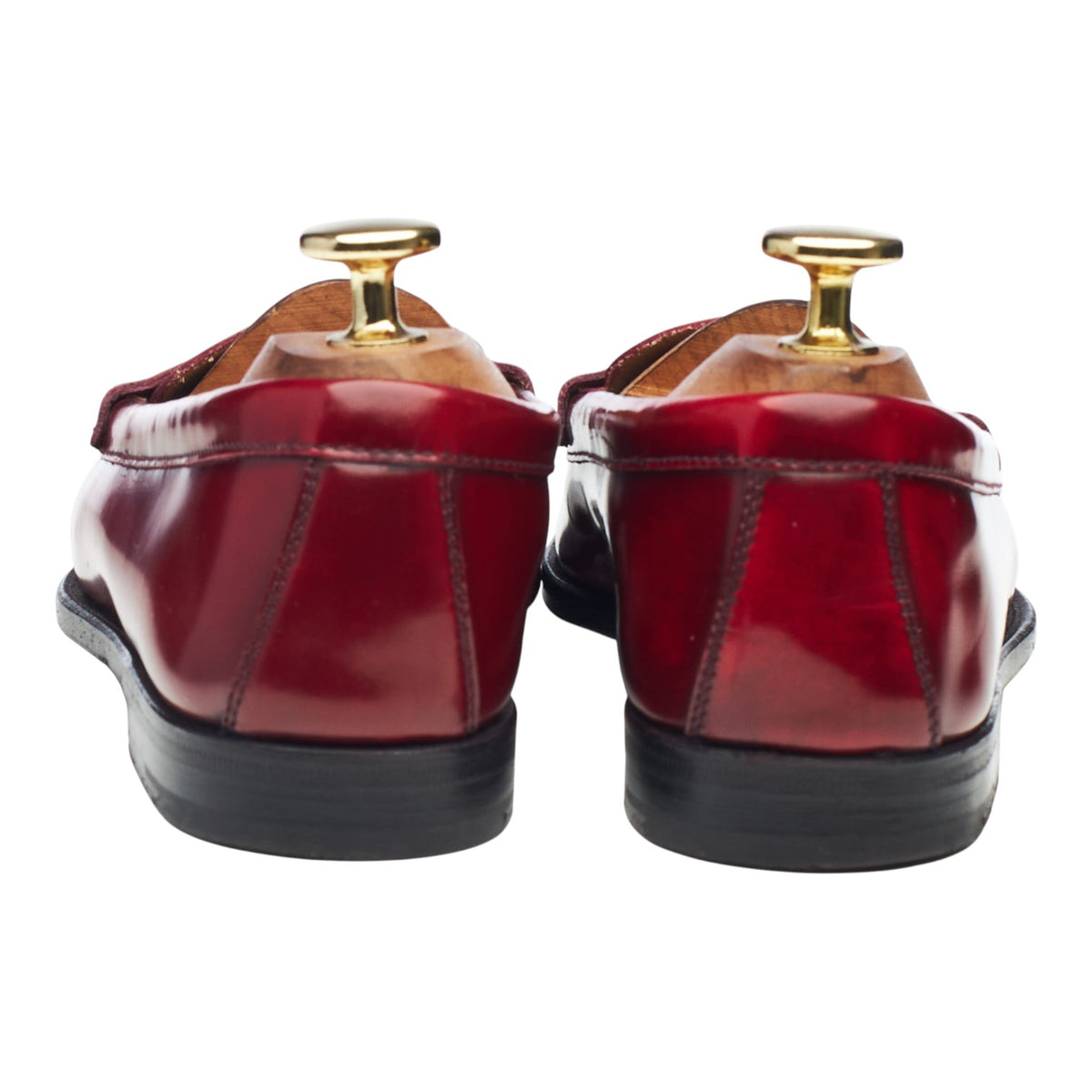 Women's 'Kara' Red Leather Loafers UK 3.5 EU 36.5