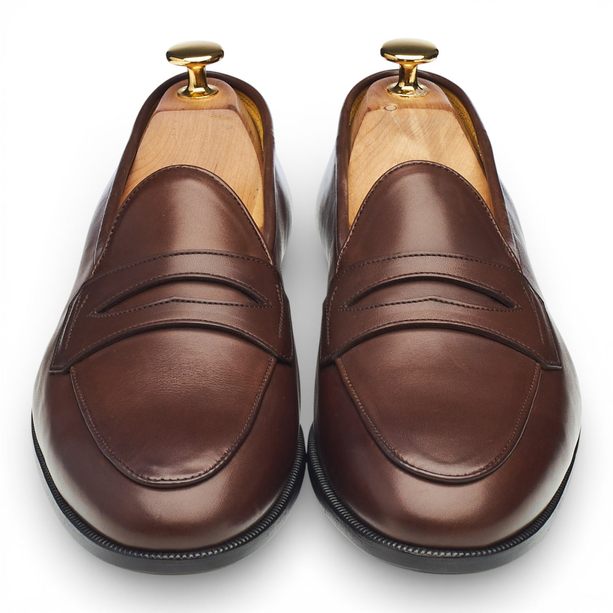 'Sagan' Dark Brown Leather Loafers UK 6 / UK 6.5